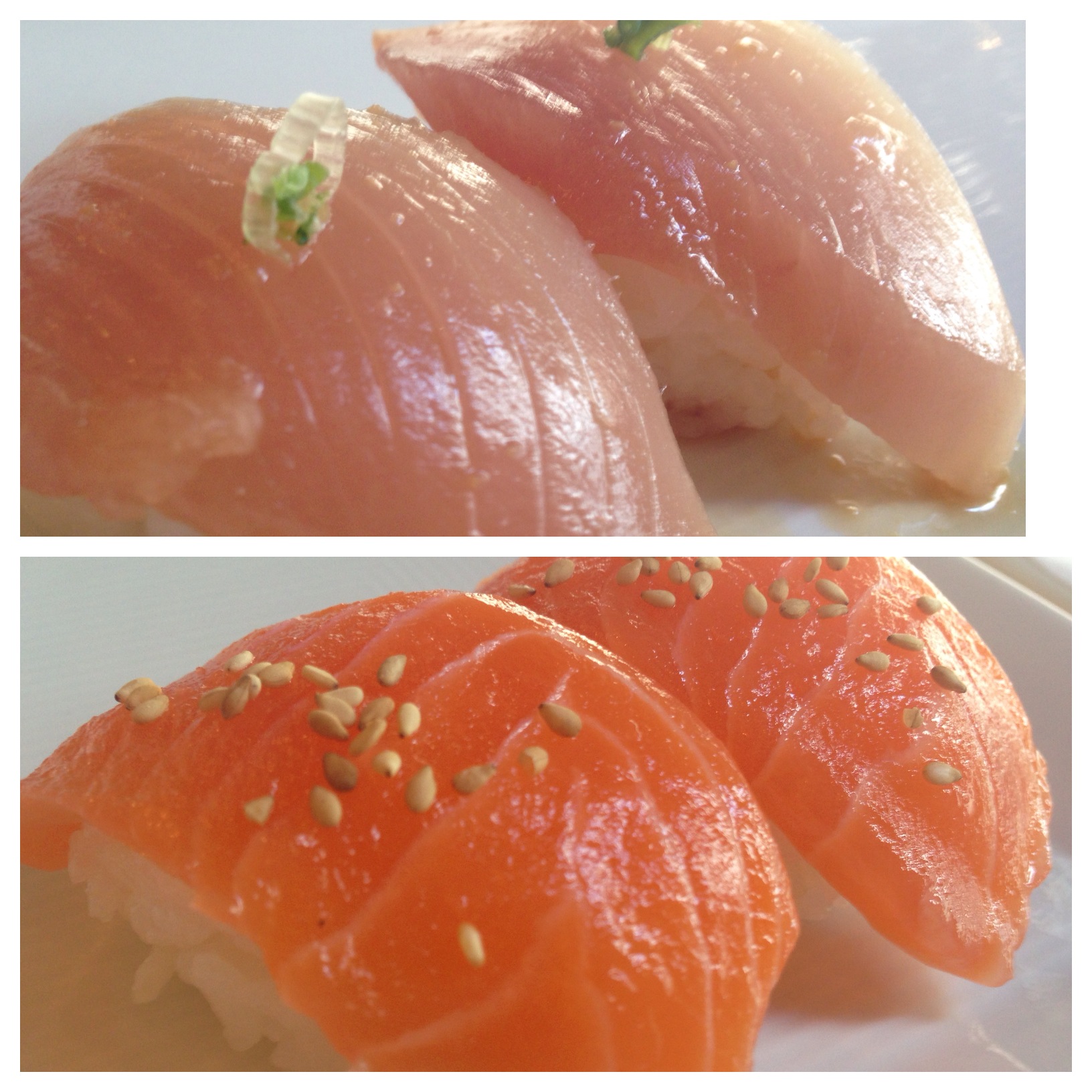 Part of the "Trust Me" meal at Sugar Fish