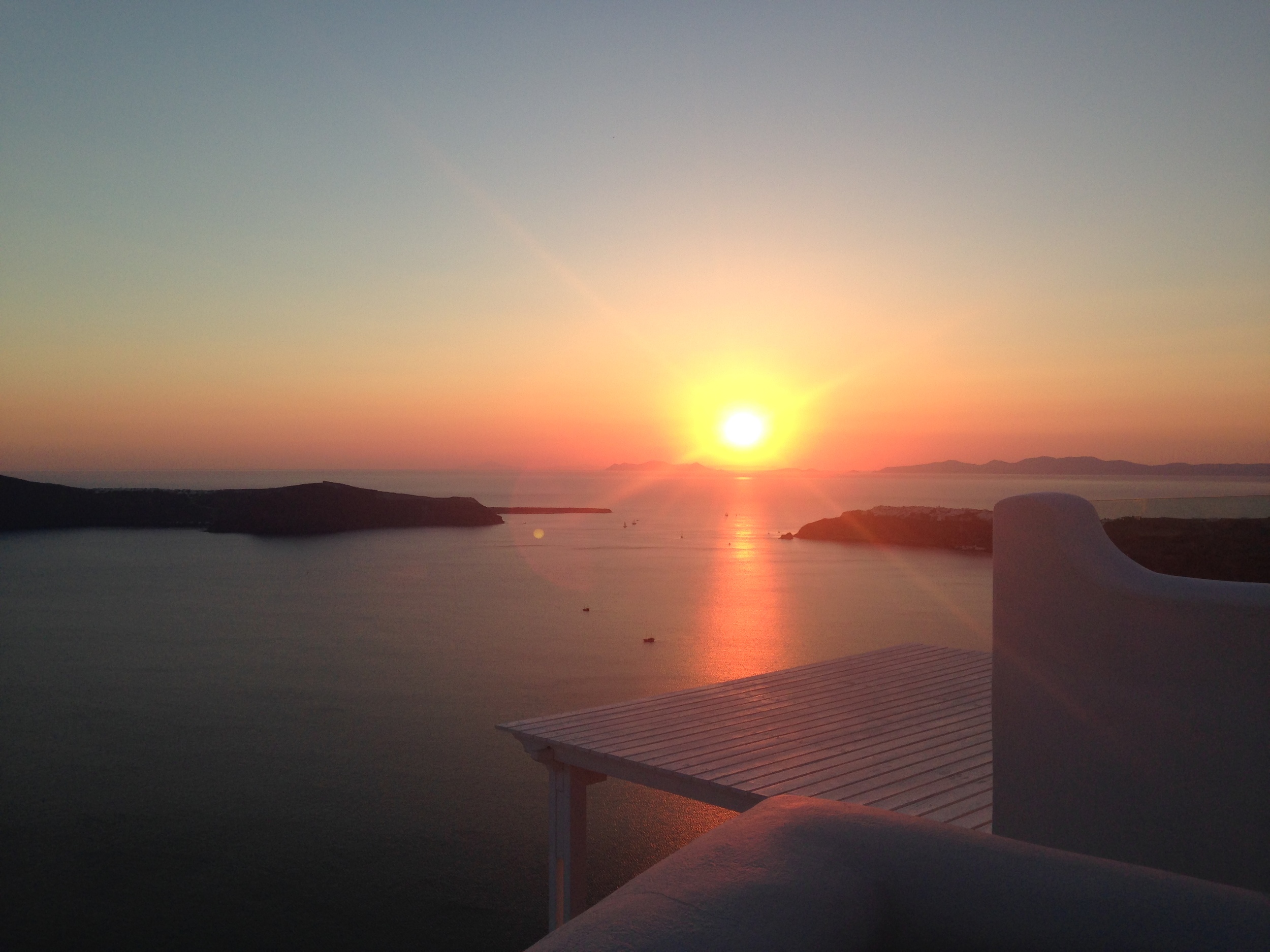 The view from Kapari restaurant.