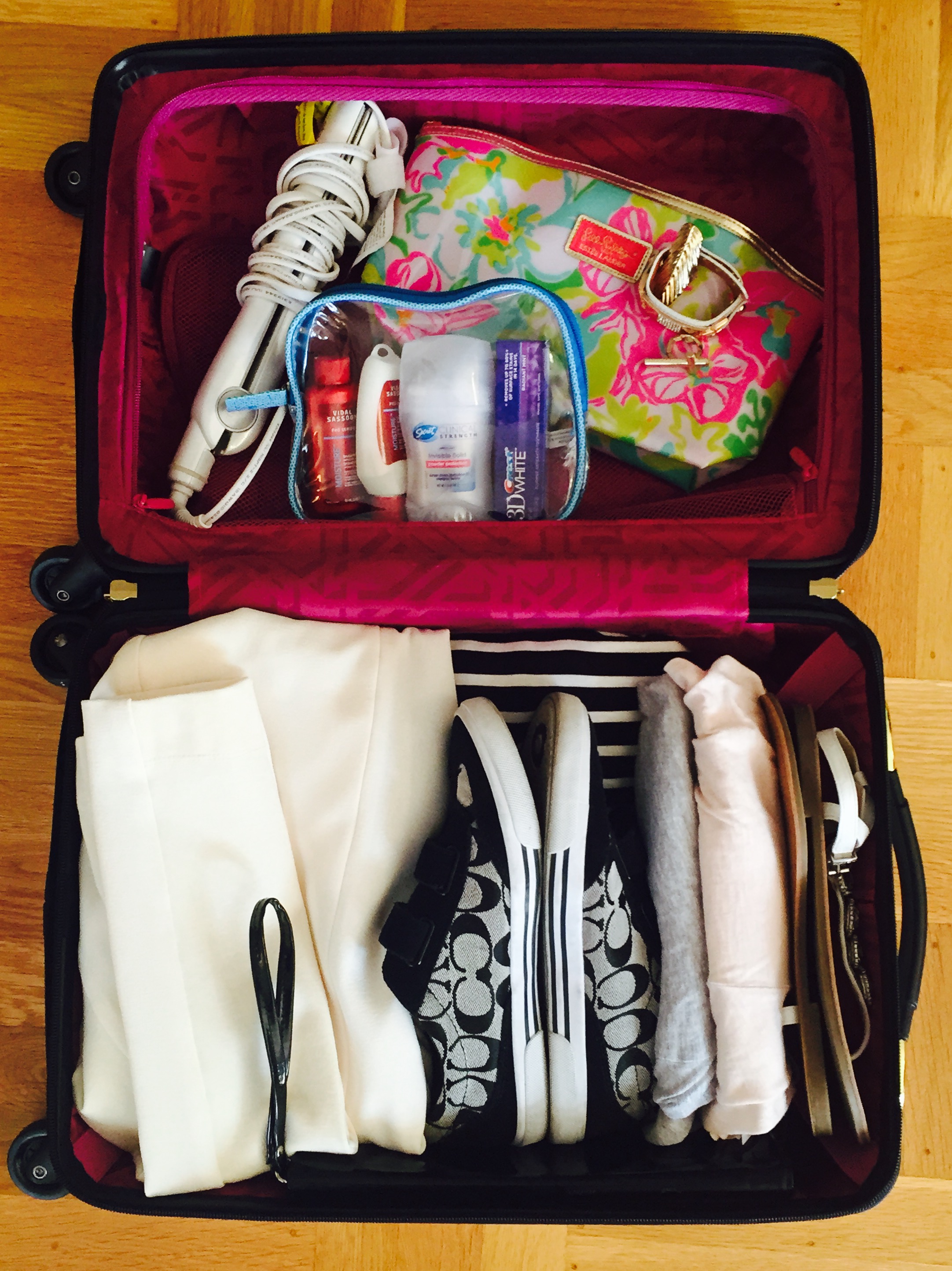 Take care when packing your suitcase to make the most of your space. 