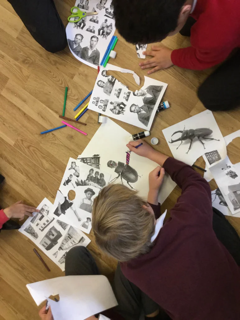 The Illustrations taking shape.