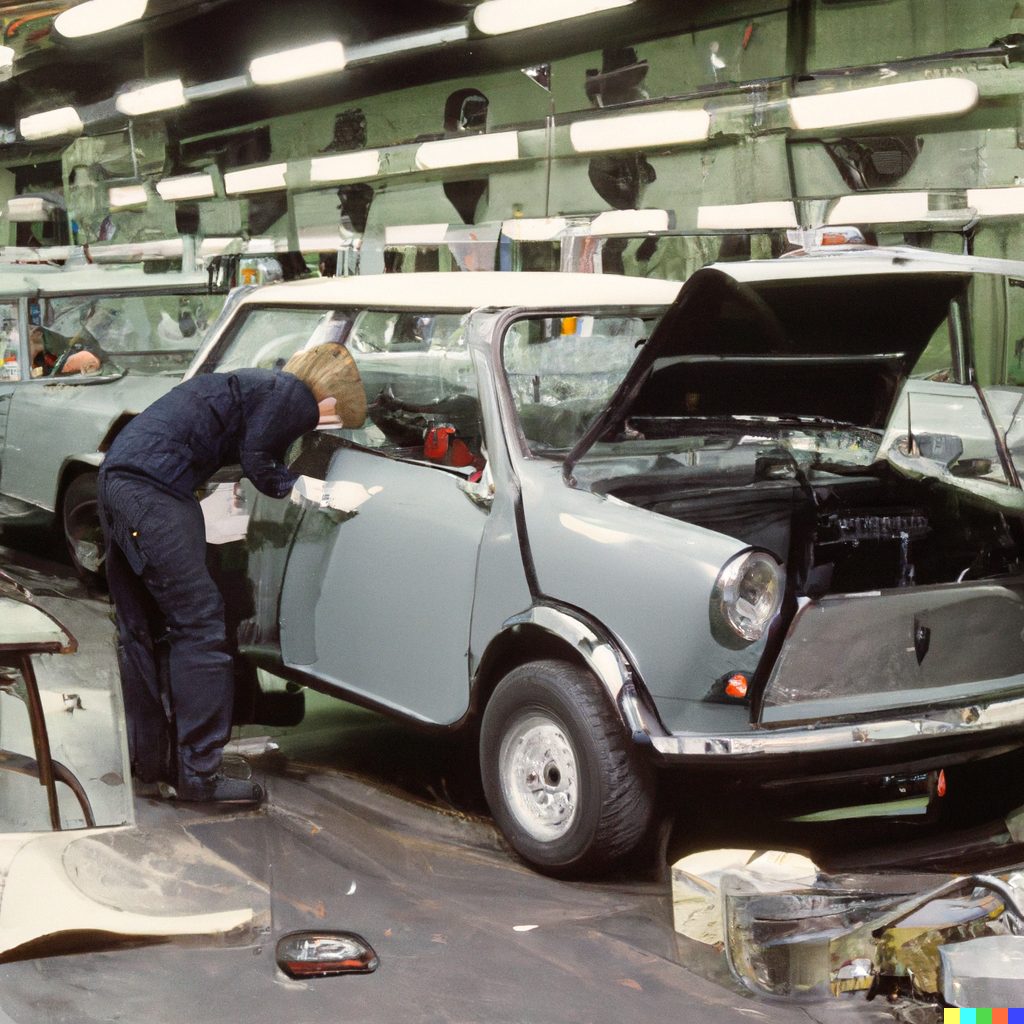 DALL·E 2023-02-27 08.53.25 - making a austin mini in a 1970s Birmingham factory .png
