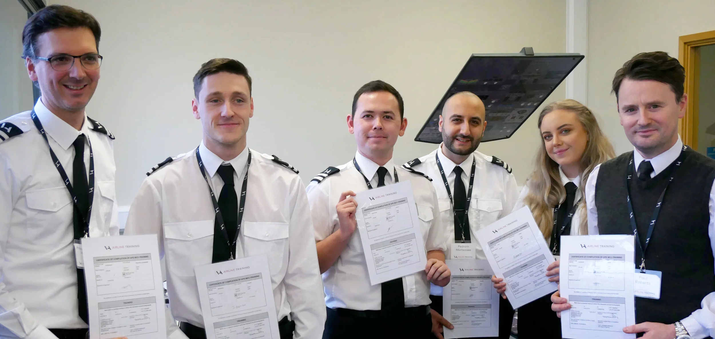 APS MCC class 1901, from left to right, Phillippe, Joseph, James, Pedram, Aimee and Paul.
