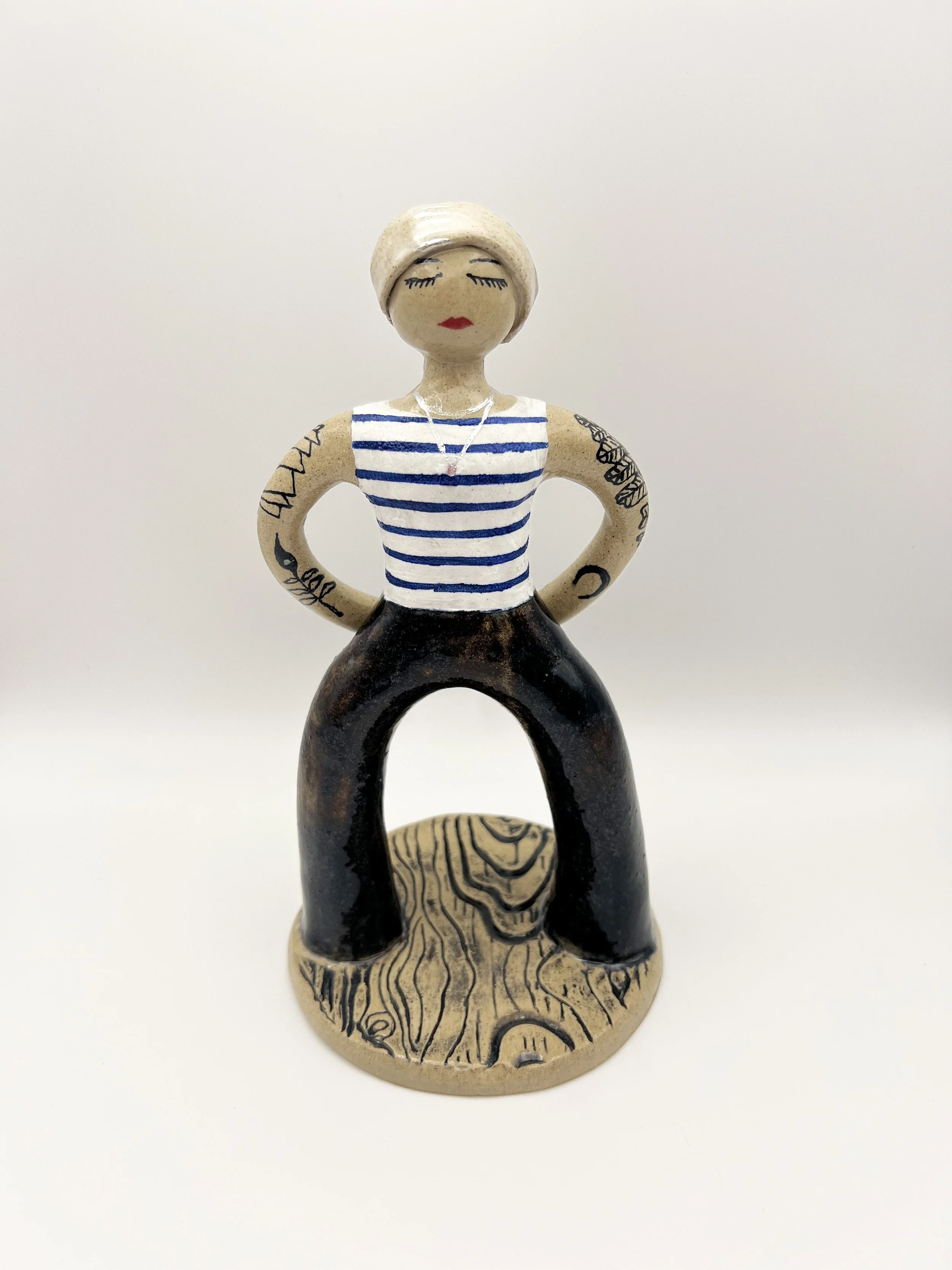 Woman on the Lower Promenade