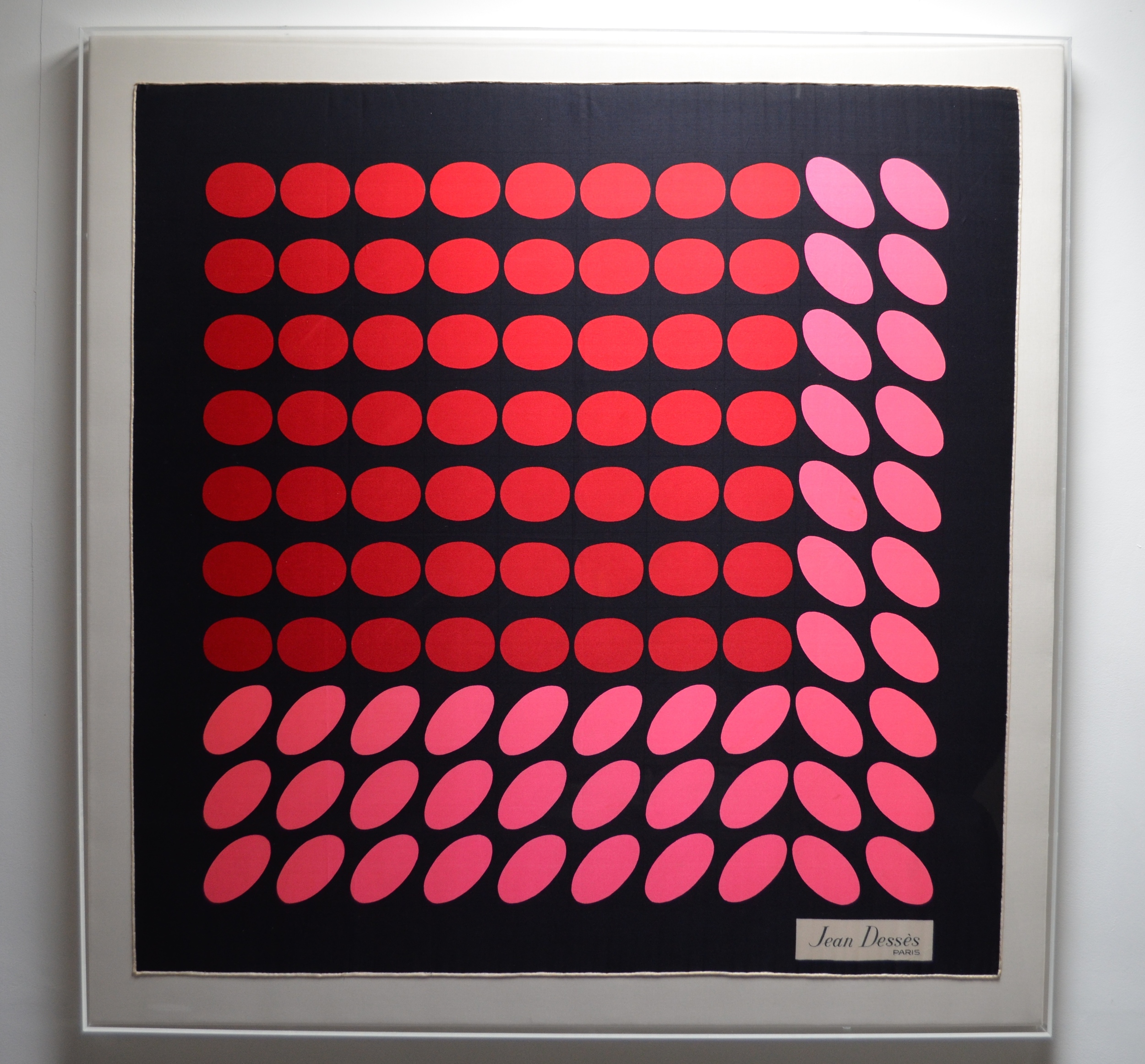   JEAN DESSE  Paris Pink spots 86.5 x88cm&nbsp; 