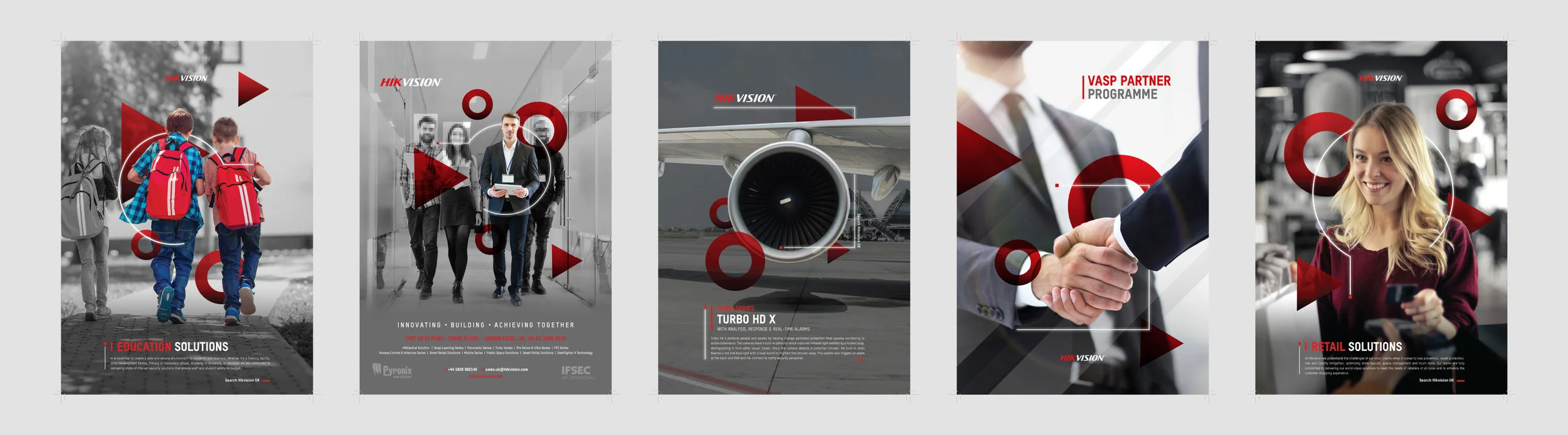 HIKVISION Various Promotion Artwork - In the frame: A4 Print Advertising Further Materials from design concepts: Motion Graphic, Promo Videos, Digital Advertising, Wall Artwork, Email Signature