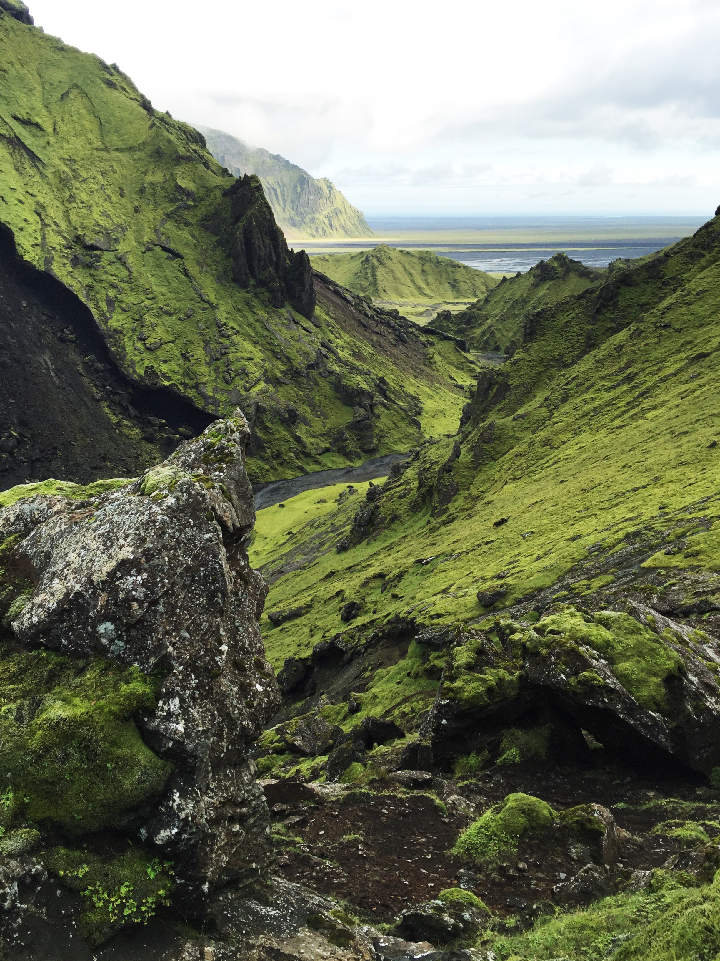 Þakgil and Remundargil Canyon