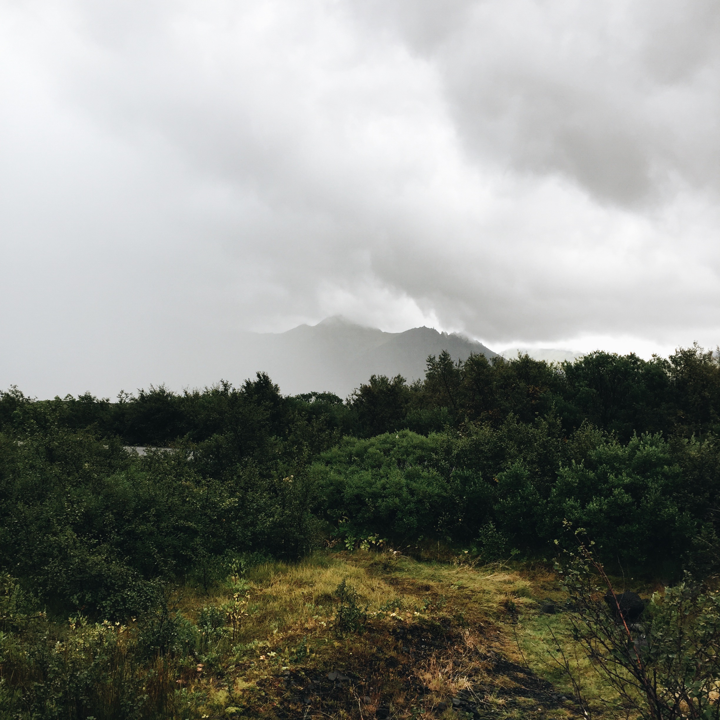Low visibility at Vatnajökulsþjóðgarður