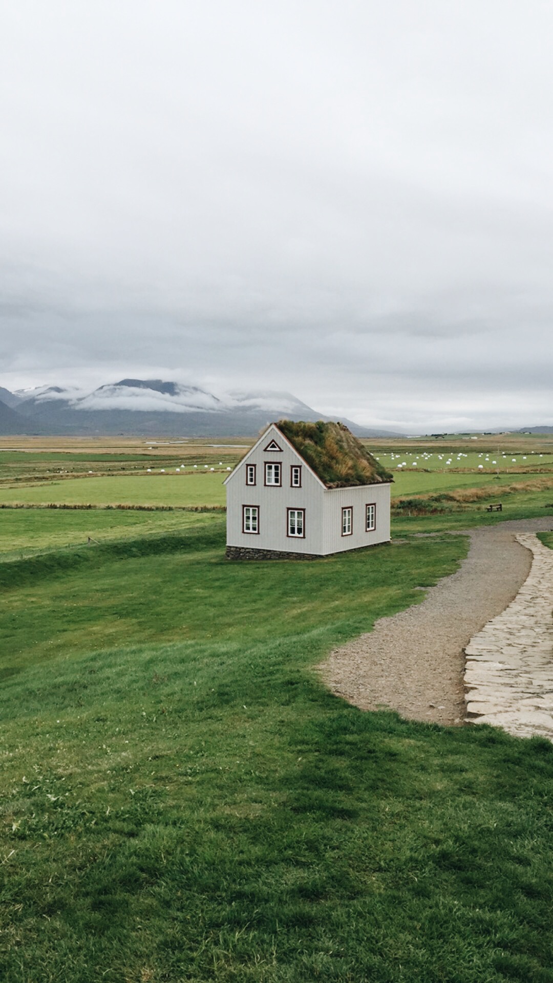Turf house, West Iceland