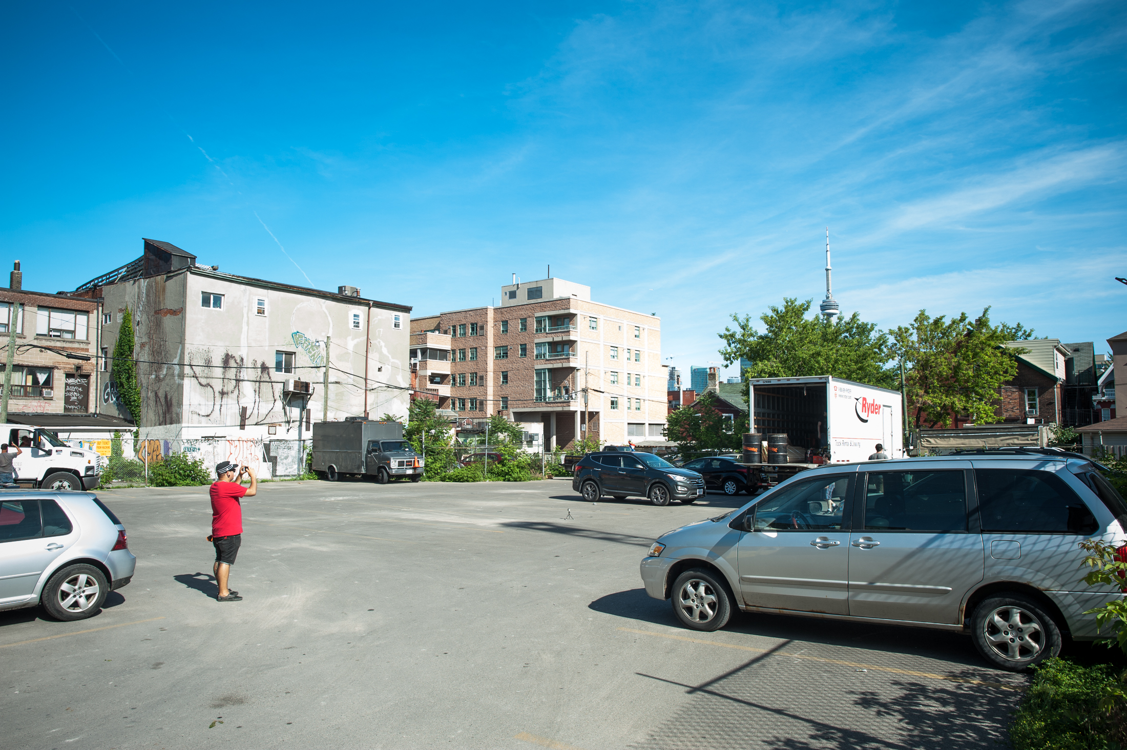 Your run of the mill Toronto Parking Lot