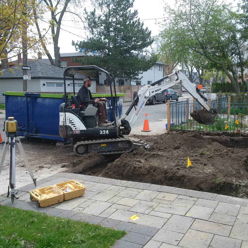 Beginning our Excavation