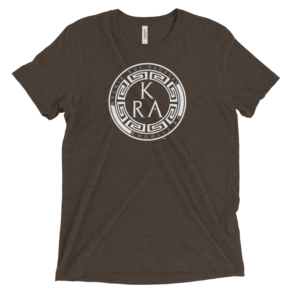 KNOWLEJ-RA-MAIN-LOGO-WHITE-(TM)_The-Knowlej-Ra-Store-Logo-(White)_mockup_Wrinkle-Front_Brown-Triblend.png