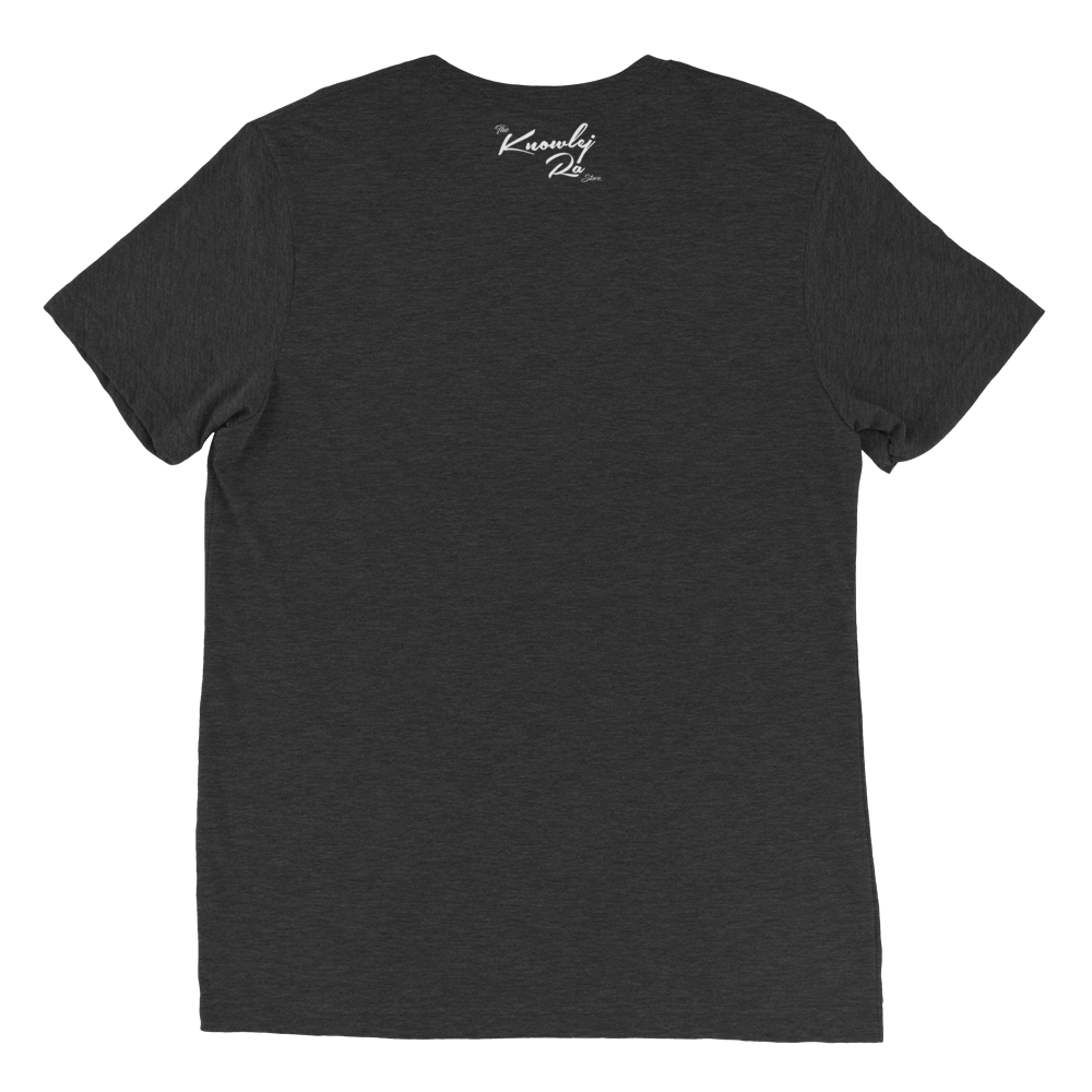 KNOWLEJ-RA-MAIN-LOGO-WHITE-(TM)_The-Knowlej-Ra-Store-Logo-(White)_mockup_Flat-Back_Charcoal-Black-Triblend.png