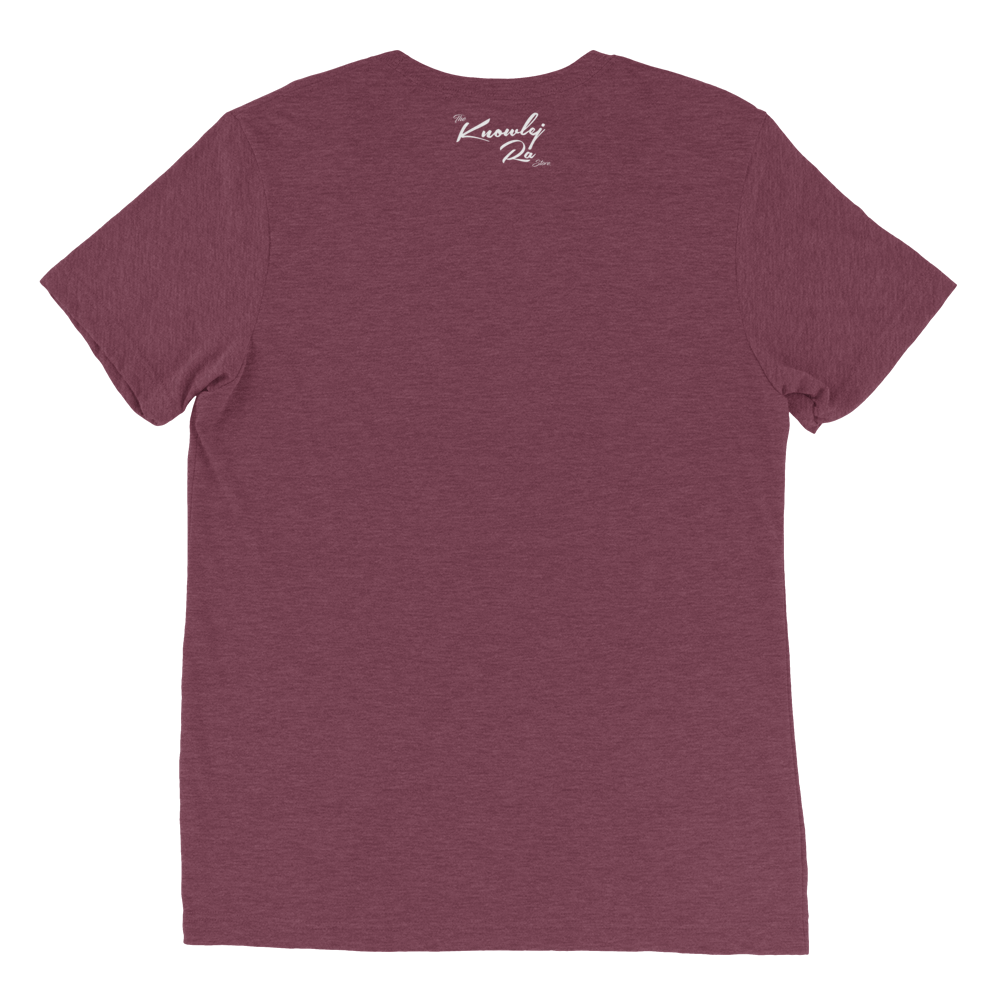 KNOWLEJ-RA-MAIN-LOGO-WHITE-(TM)_The-Knowlej-Ra-Store-Logo-(White)_mockup_Flat-Back_Maroon-Triblend.png