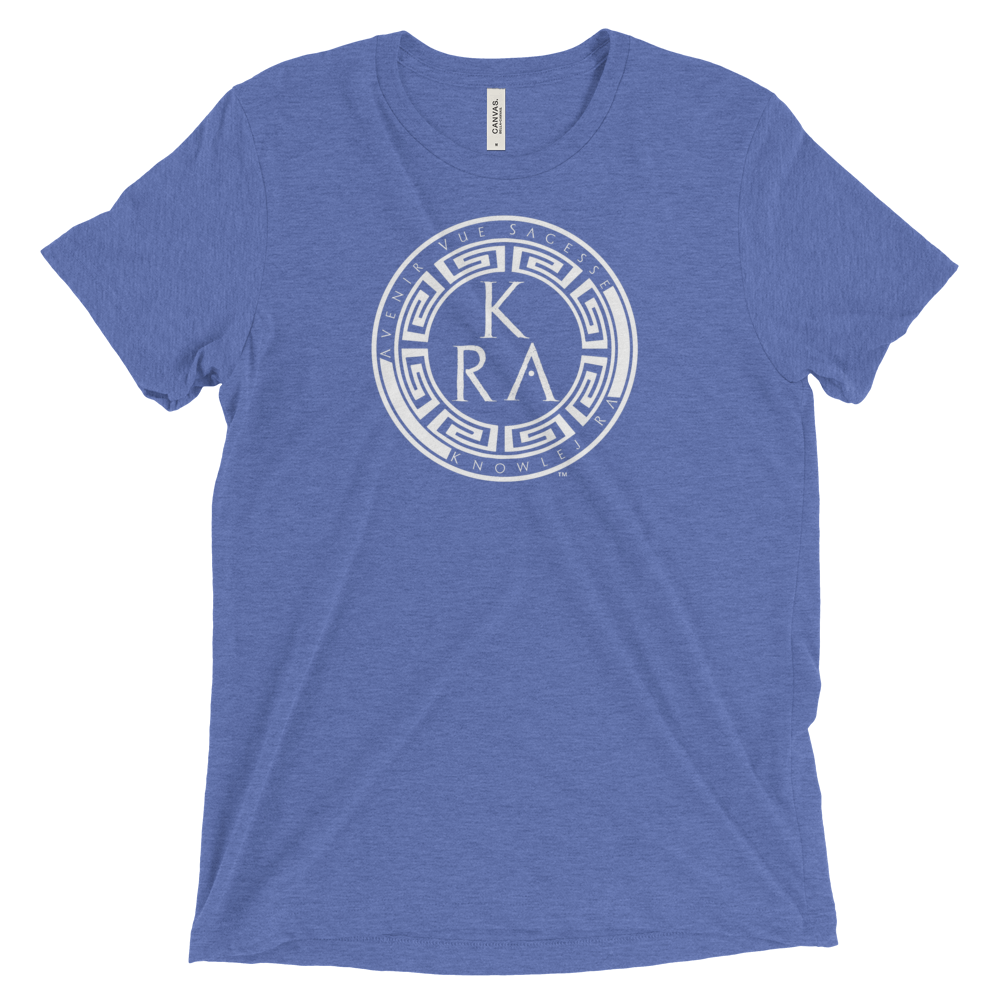 KNOWLEJ-RA-MAIN-LOGO-WHITE-(TM)_The-Knowlej-Ra-Store-Logo-(White)_mockup_Wrinkle-Front_Blue-Triblend.png