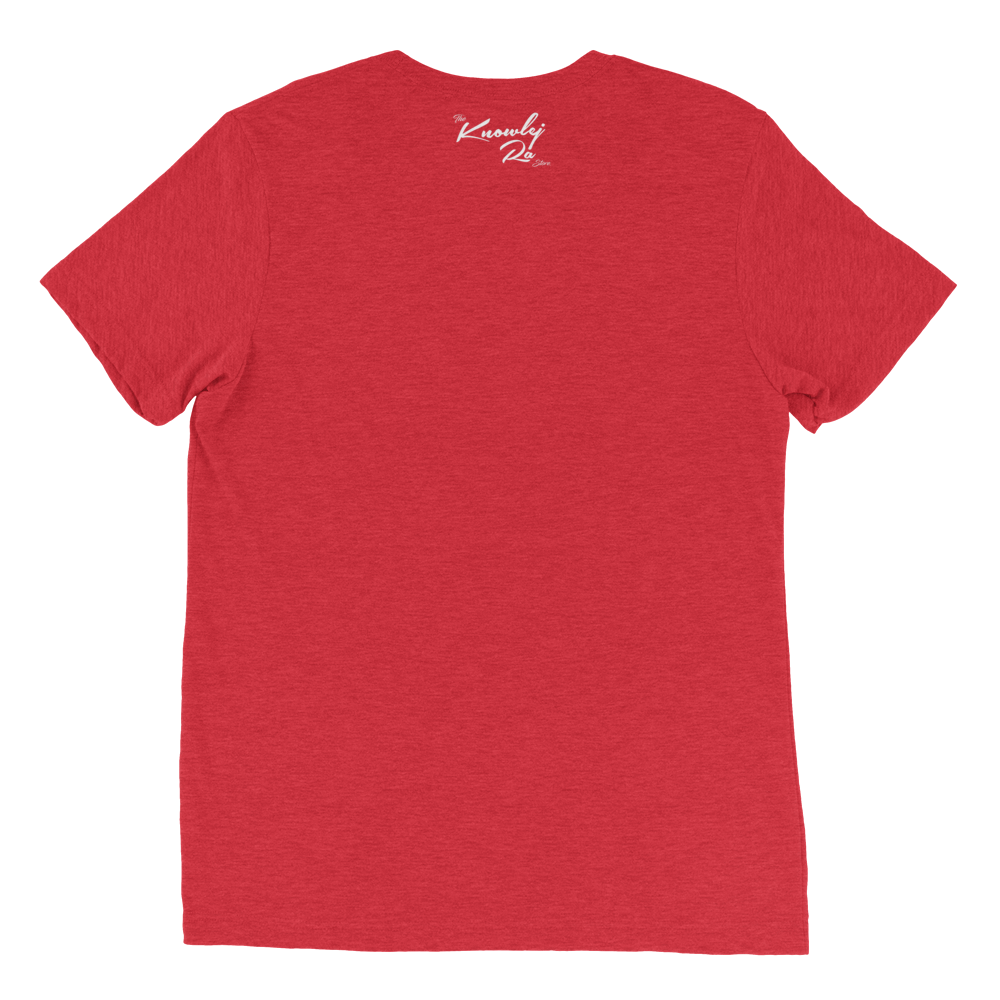 KNOWLEJ-RA-MAIN-LOGO-WHITE-(TM)_The-Knowlej-Ra-Store-Logo-(White)_mockup_Flat-Back_Red-Triblend.png