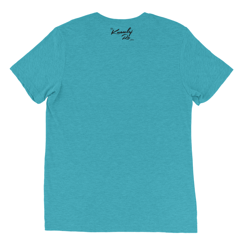 Classic-T-Shirts-(Black-Logo)_mockup_Flat-Back_Teal-Triblend.png