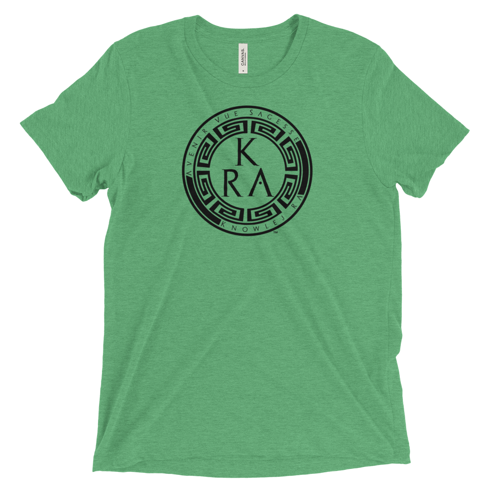 Classic-T-Shirts-(Black-Logo)_mockup_Wrinkle-Front_Green-Triblend.png