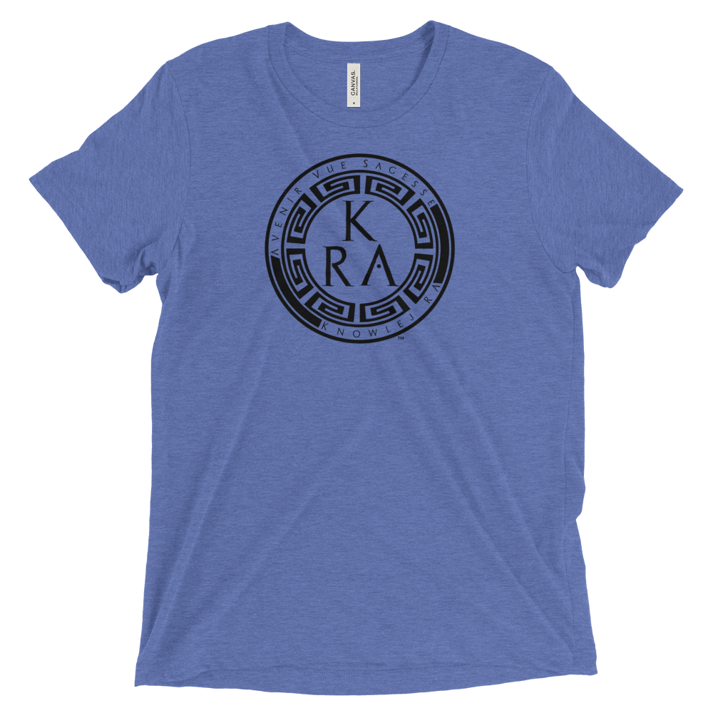 Classic-T-Shirts-(Black-Logo)_mockup_Wrinkle-Front_Blue-Triblend.png