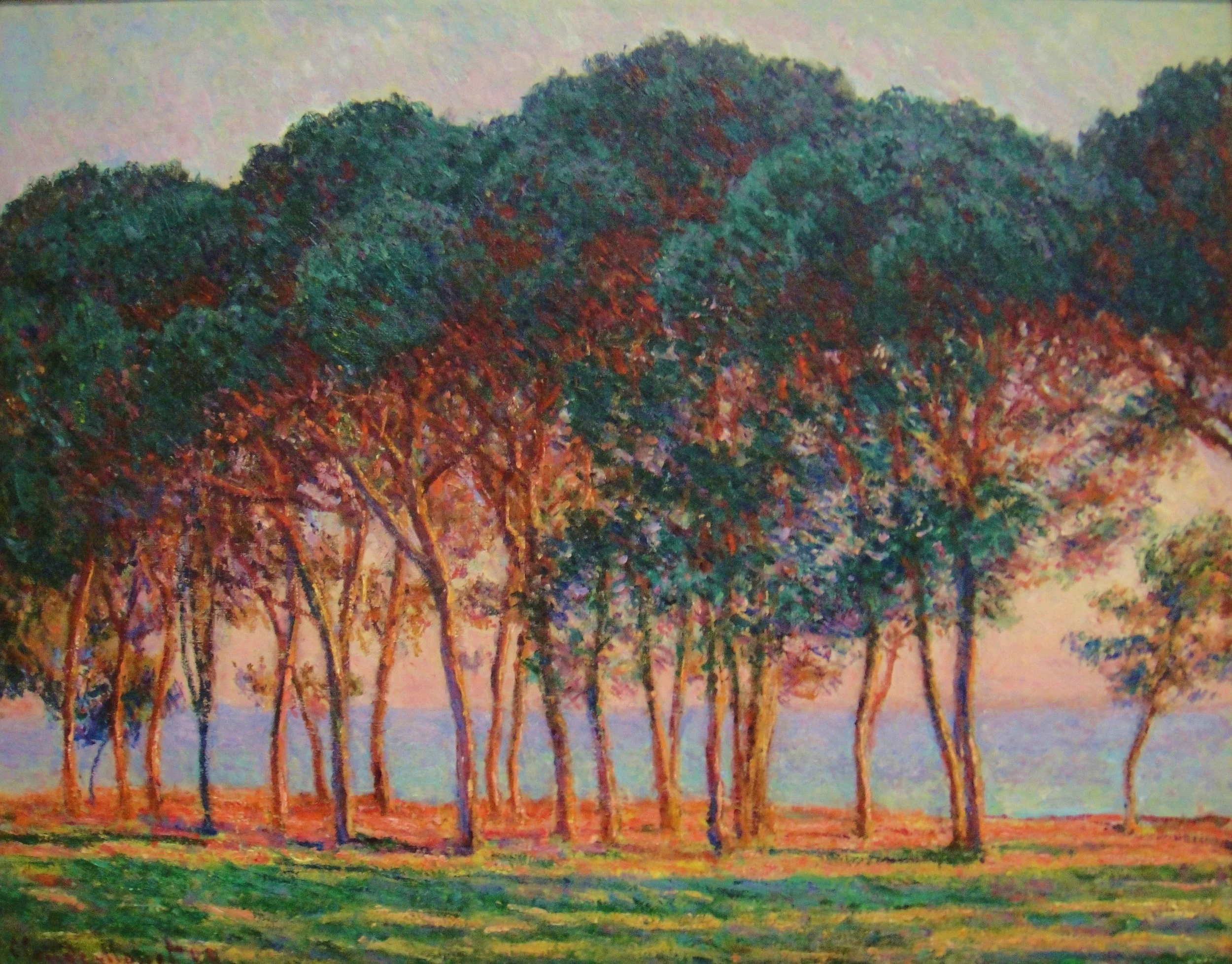 " Whoever has learned how to listen to trees no longer wants to be a tree. He wants to be nothing except what he is. That is home. That is happiness. " Hermann Hesse Painting by Claude Monet