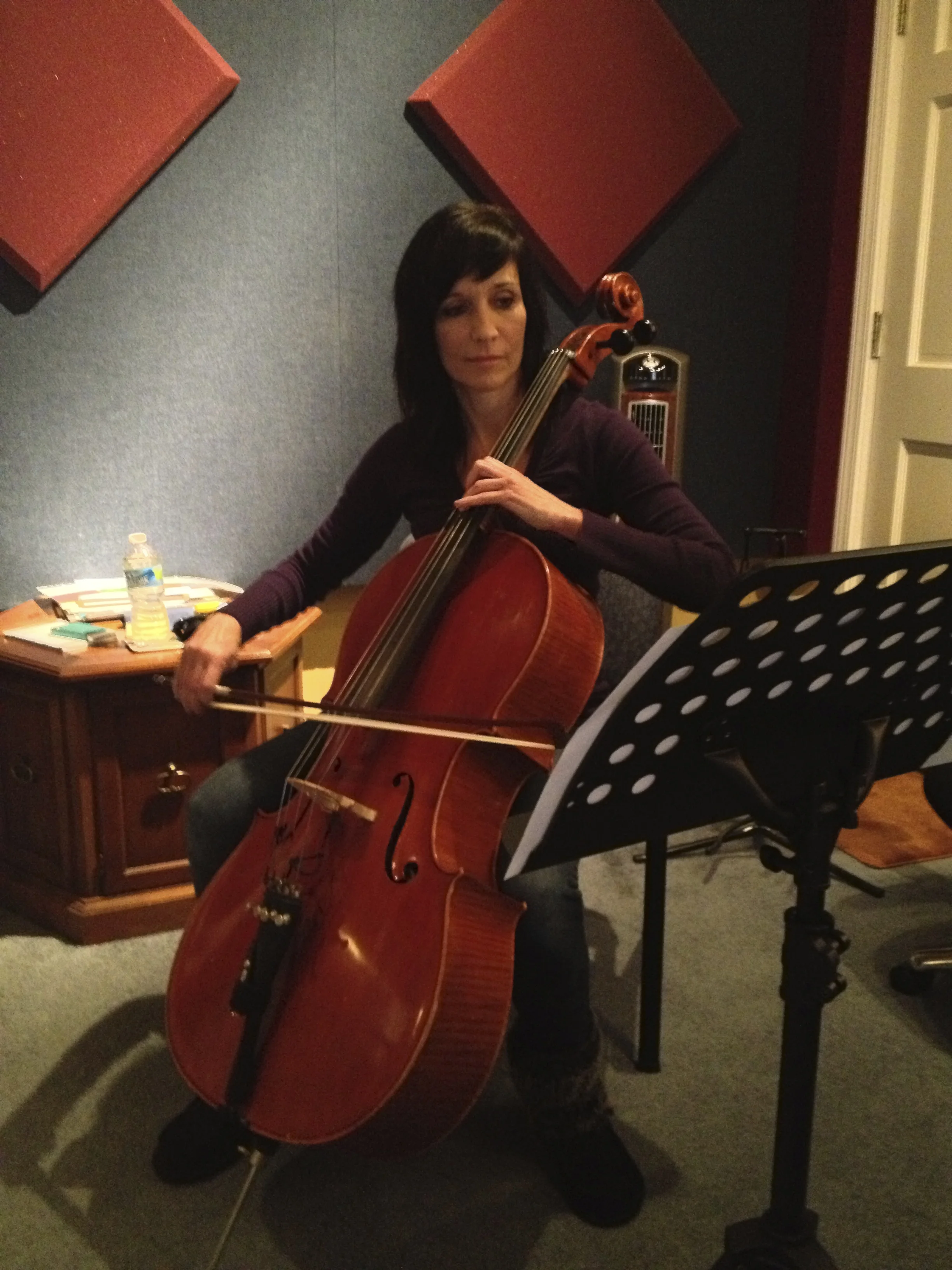 Gail Burnett on cello
