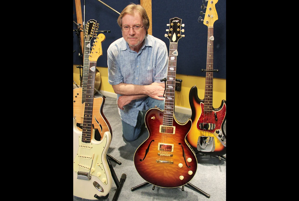 Eric with some studio guitars