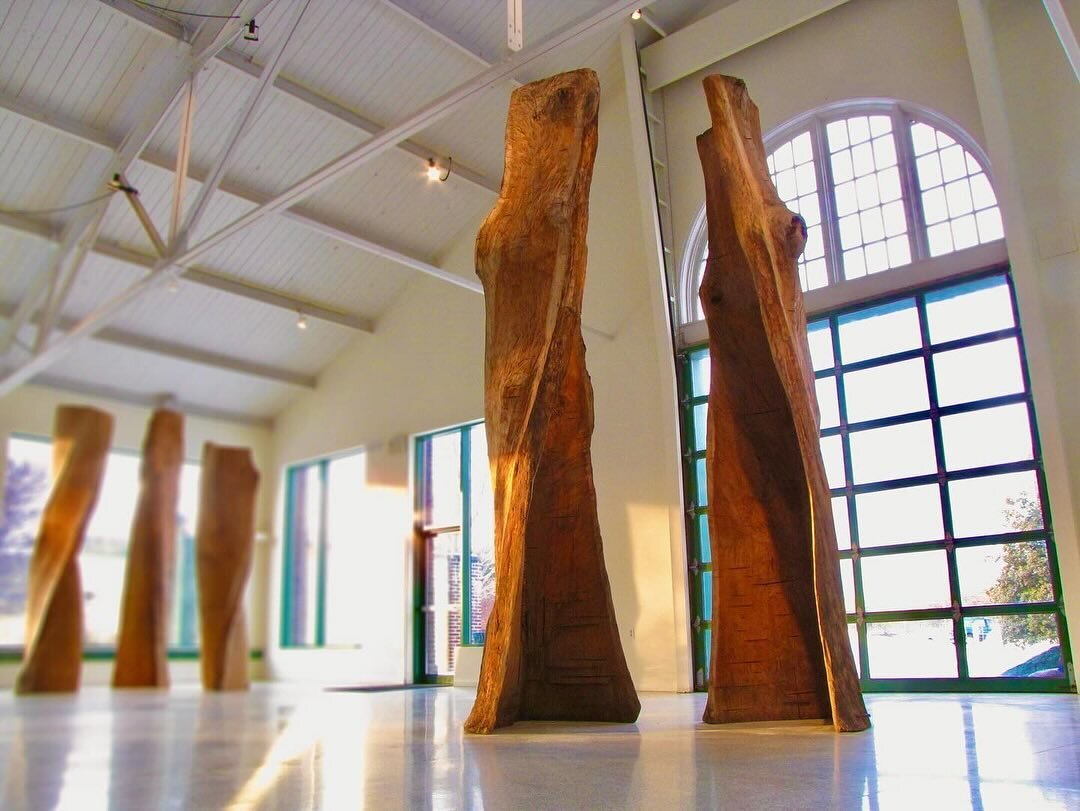 🩵We love to reveal Emilie's work, particularly her exhibits. 

✨One of Emilie's many profound exhibits was entitled &quot;Re: Forestation&quot; at Grounds for Sculpture in 2011. 

💭Thought provoking and monumental, Emilie exhibited Lament, and Core