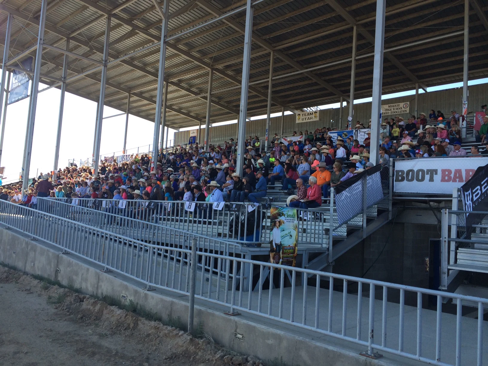 Here's the crowd from our Cowboy Church Service on the first day of the 2014 National High School Finals Rodeo. We had a great turnout!