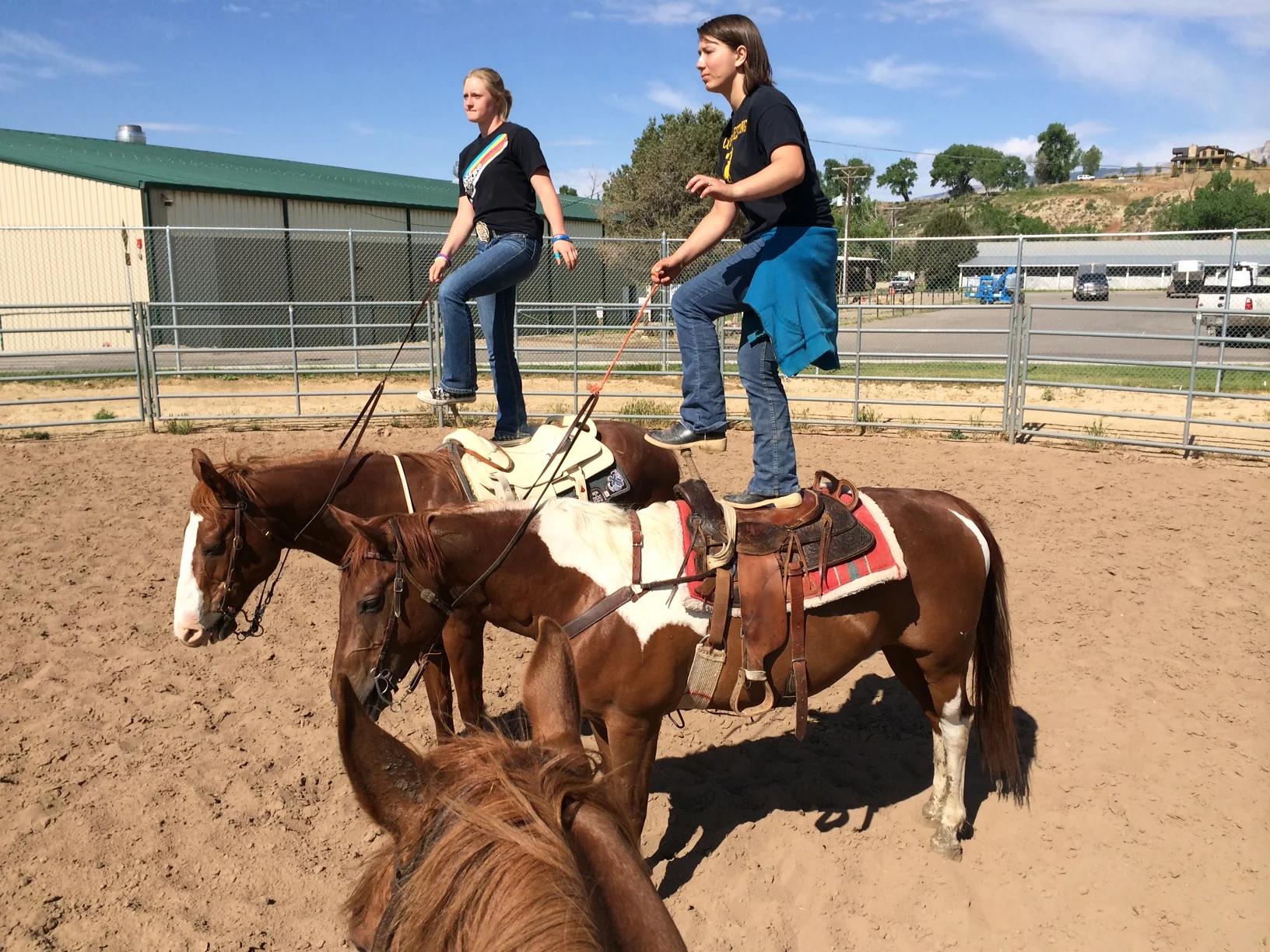 Here's a picture from the 2014 Flat Tops RBC of the infamous "Slick Saddle Stand Torture."