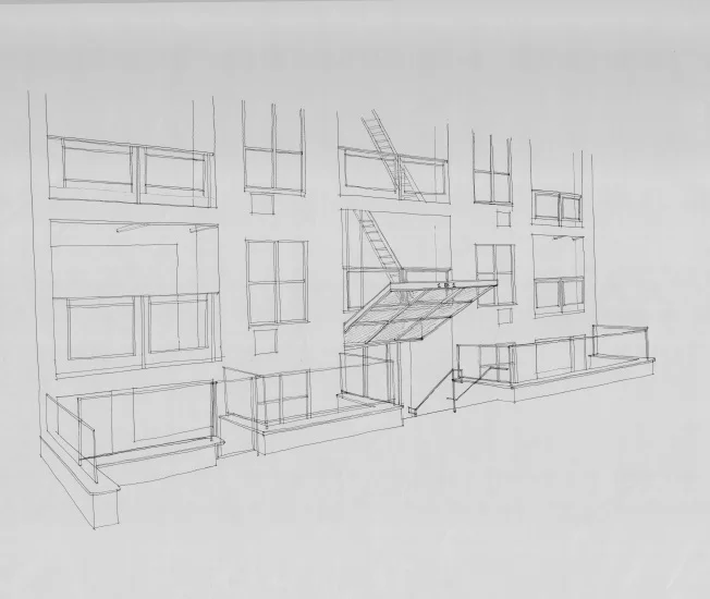 Entrance Canopy Perspective