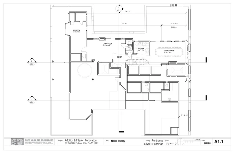 a11 Penthouse Apartment Addition Landmarks Preservation Commission Drawings Floor Plan - Proposed.jpg