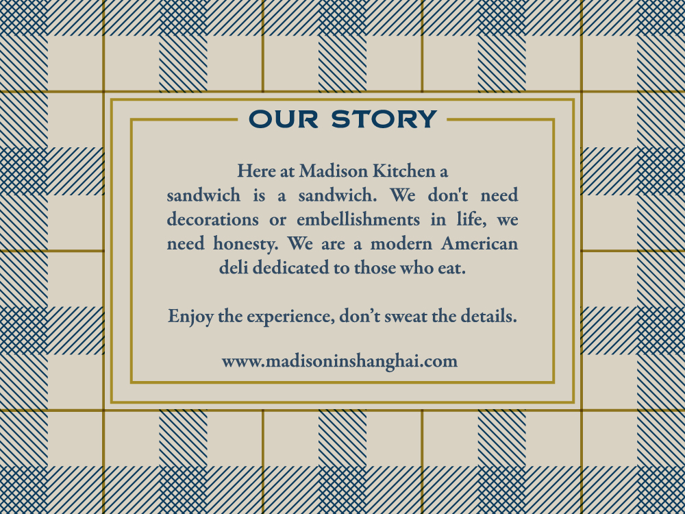 Sandwich Box Back, brand story was written in collaboration with the Head Chef and Founder.