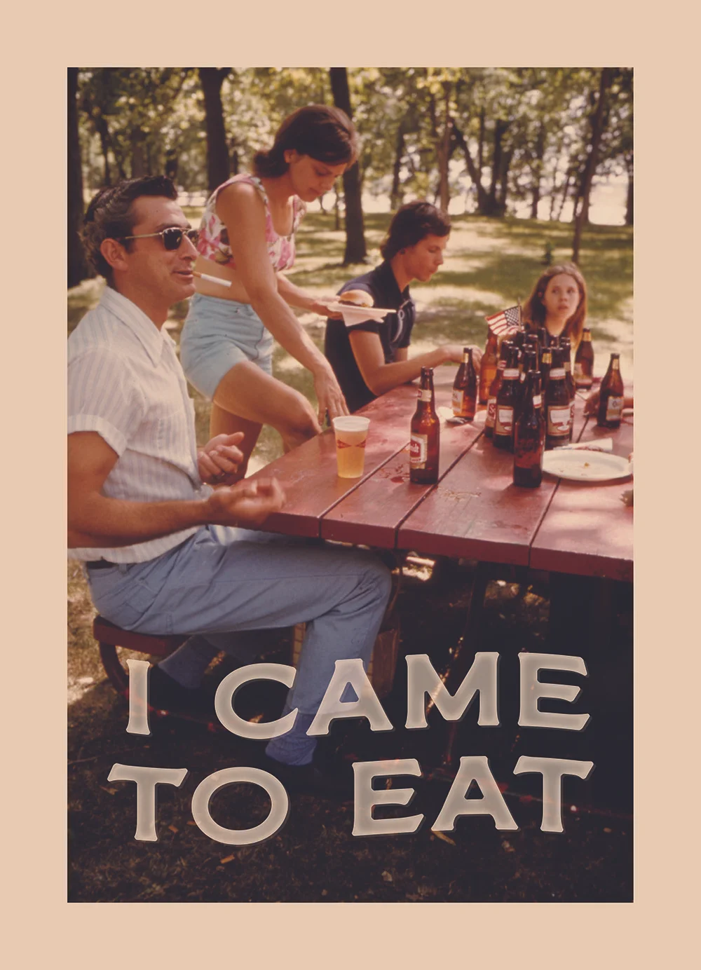 Vintage Print, capturing the spirit of the American family at a picnic.