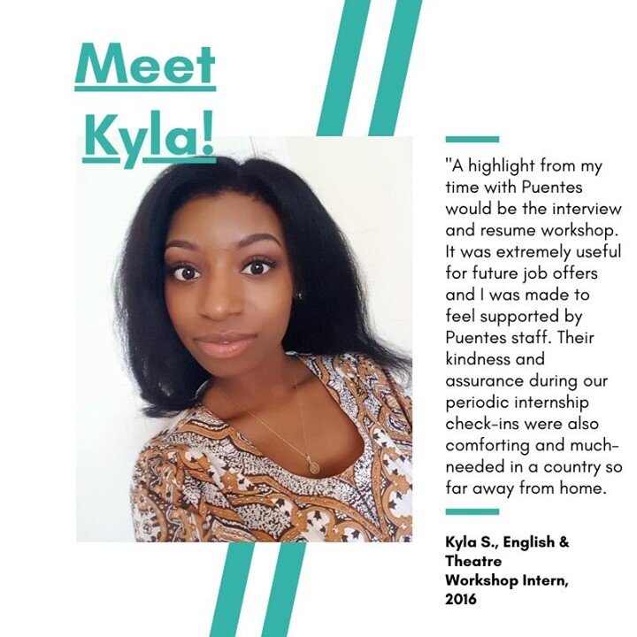 Meet Kyla! 👋Having interned in Buenos Aires in 2016 from, she shares her testimonial below:

&quot;During my time in the Puentes program, I served as an intern for an educational program in a smaller at-risk community of Buenos Aires. There I led En