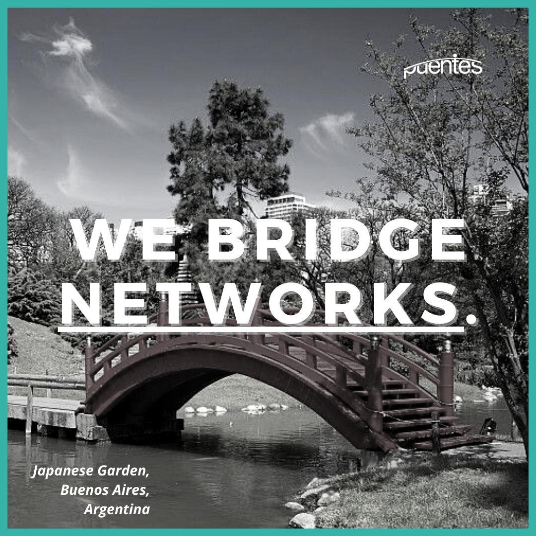 WE BRIDGE NETWORKS. Once you join the Puentes family, not only do you gain access to our staff's and your internship site's networks, but you also will be able to connect with your peers and other Puentes alumni. 

#internwithpuentes #immersewithpuen