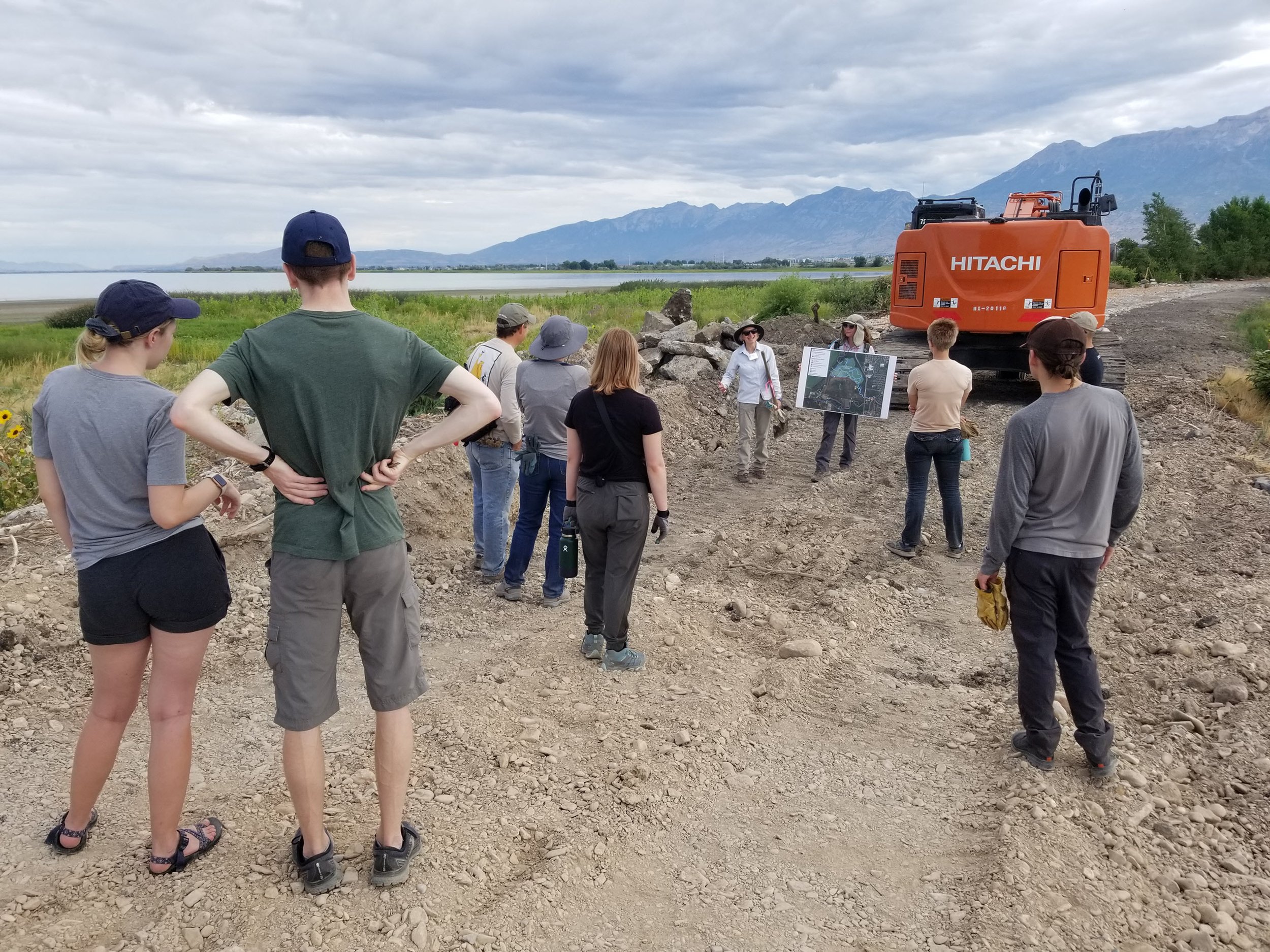  Volunteers working and touring the Provo Delta Fall 2022. 
