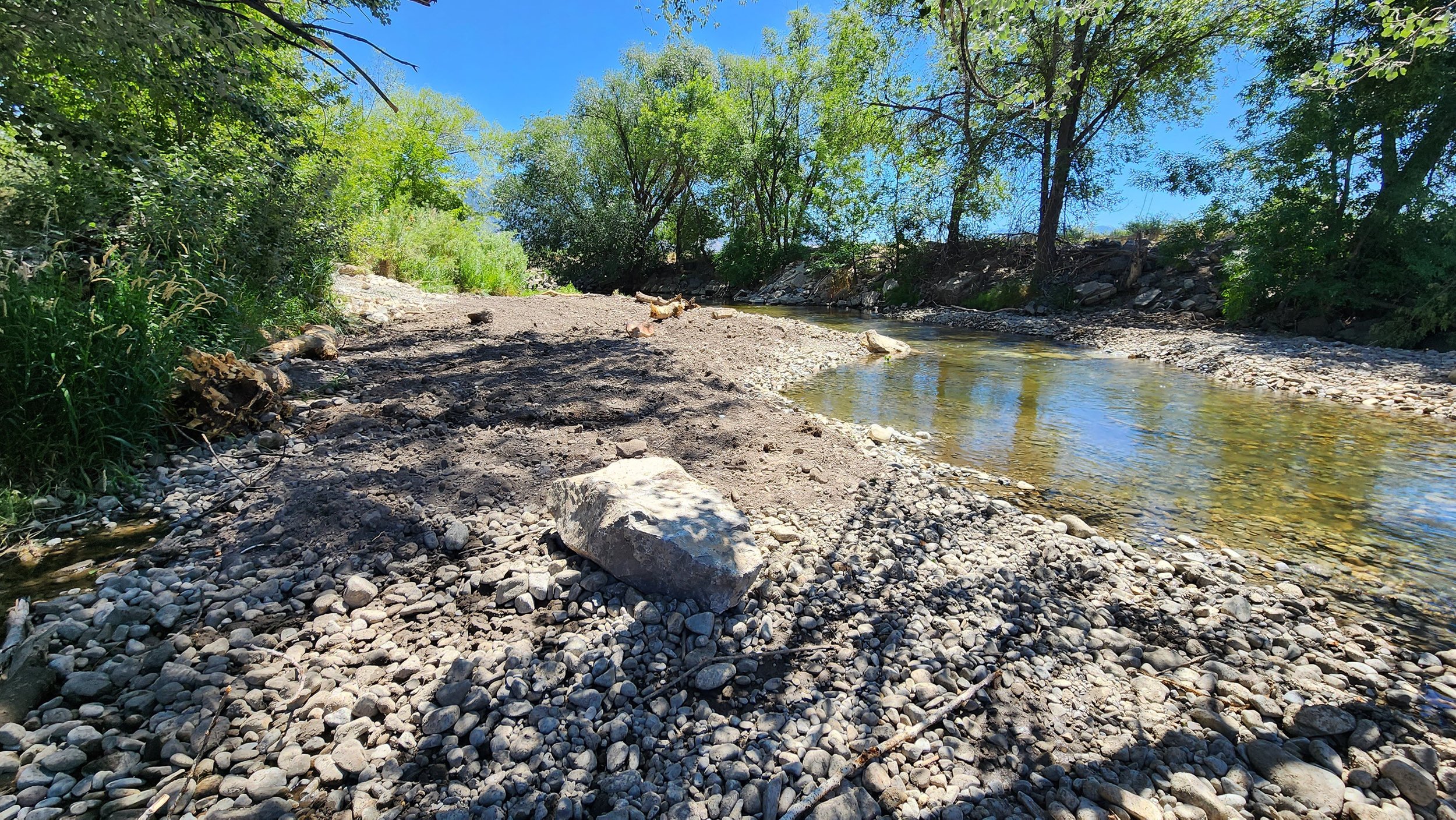  Old Provo River channel narrowing (July 2023) 