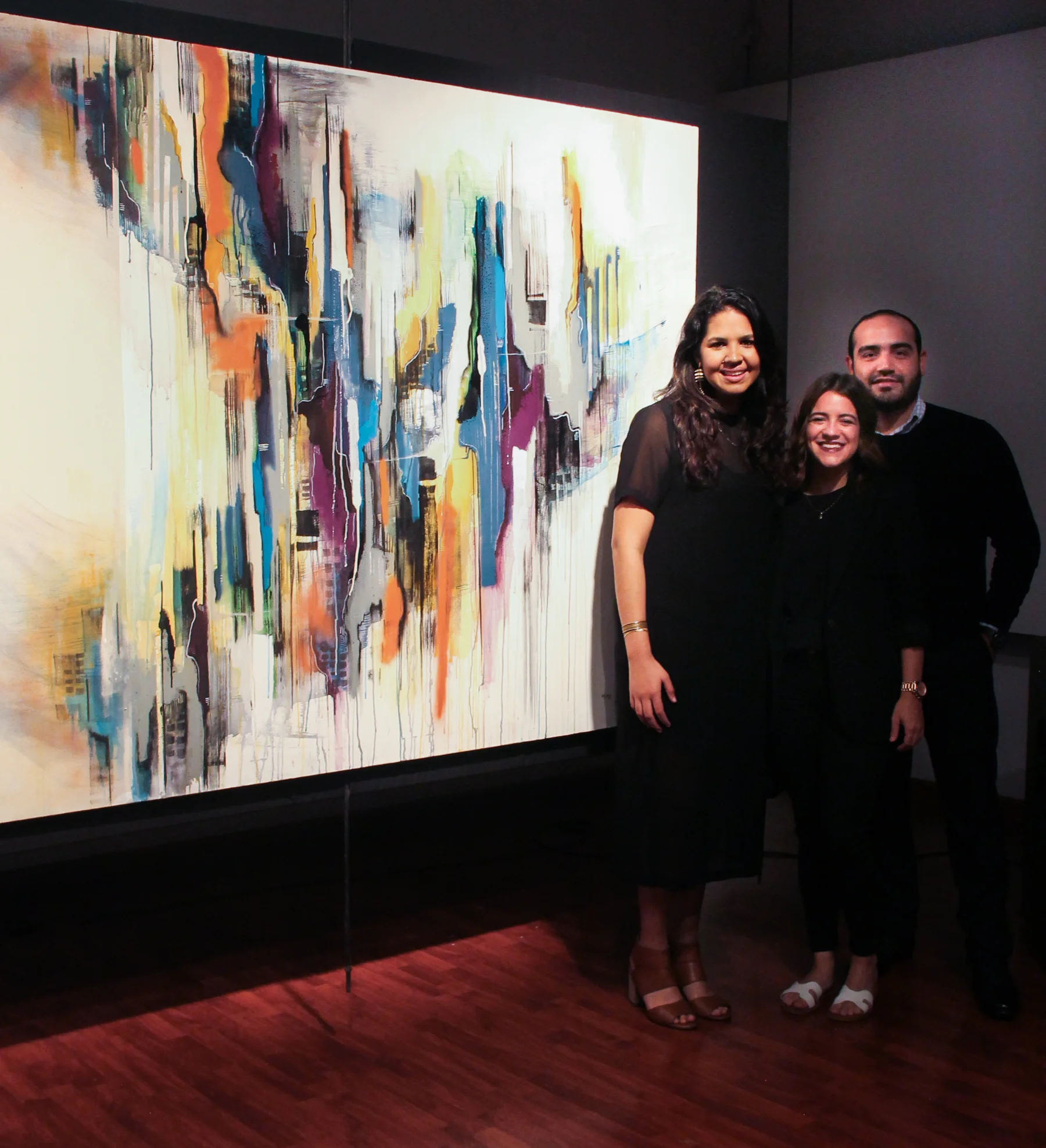 With friends by painting: Movement No. 1