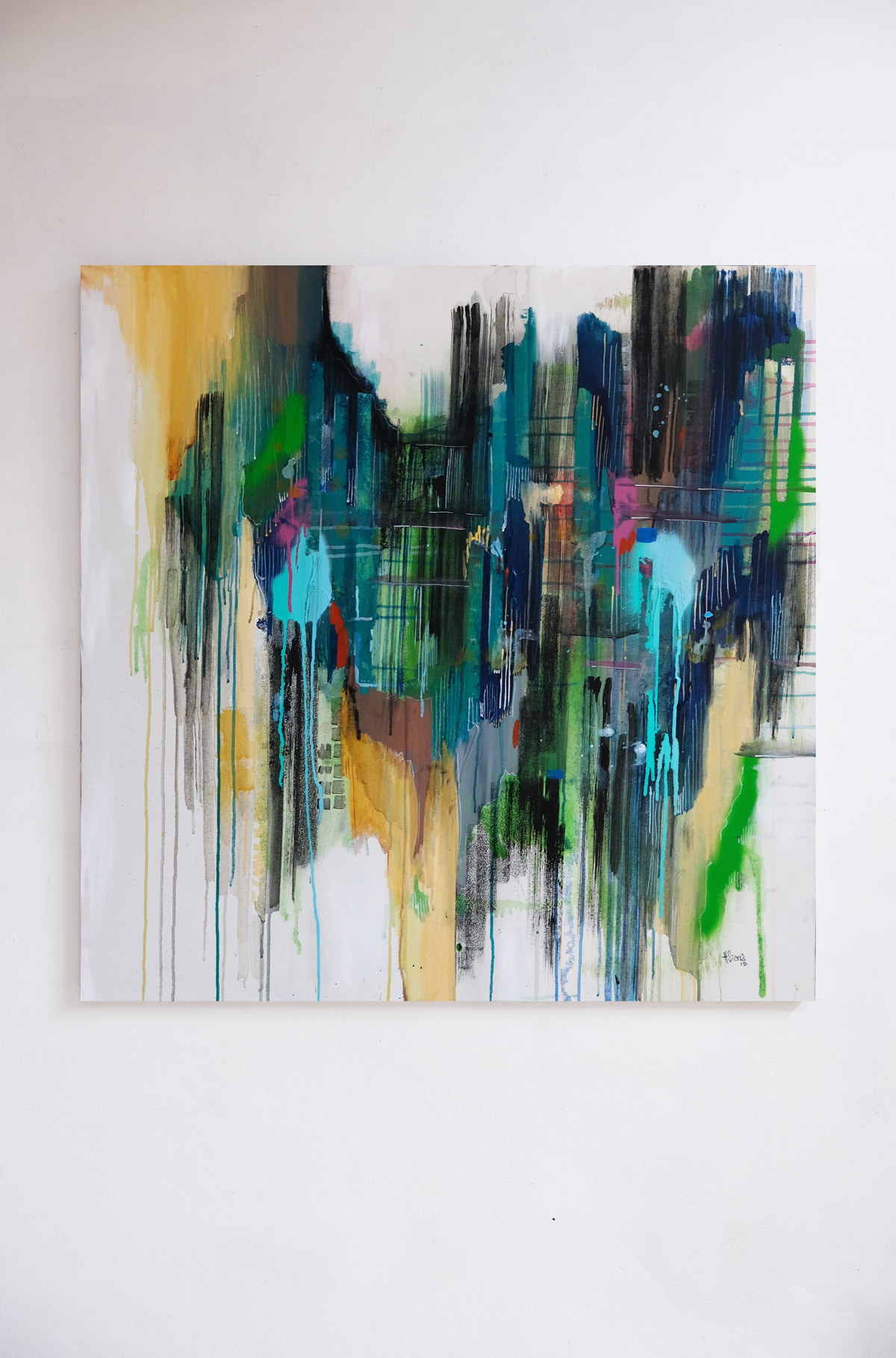 Movement in the City in Green No.2
