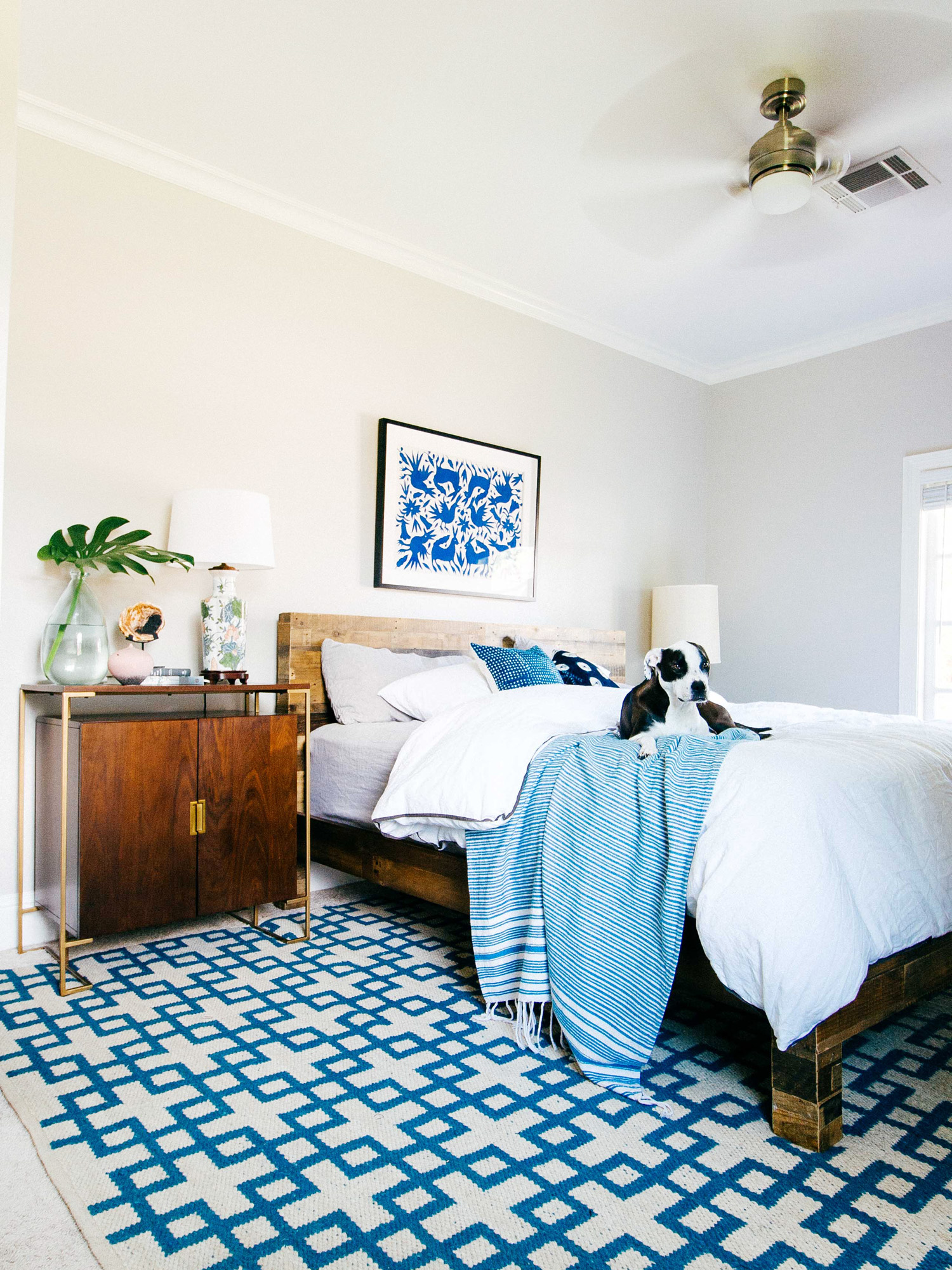 Bedroom Blues with Rugs Direct — OLD BRAND NEW