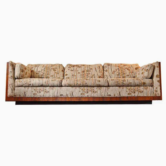 Milo Baughman Rosewood Sofa
