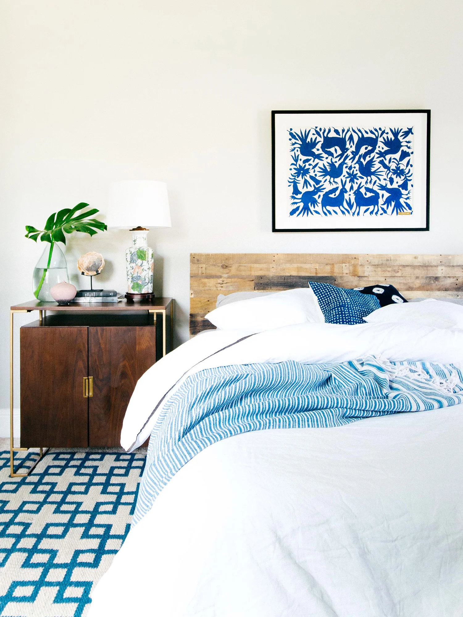 Bedroom Blues with Rugs Direct