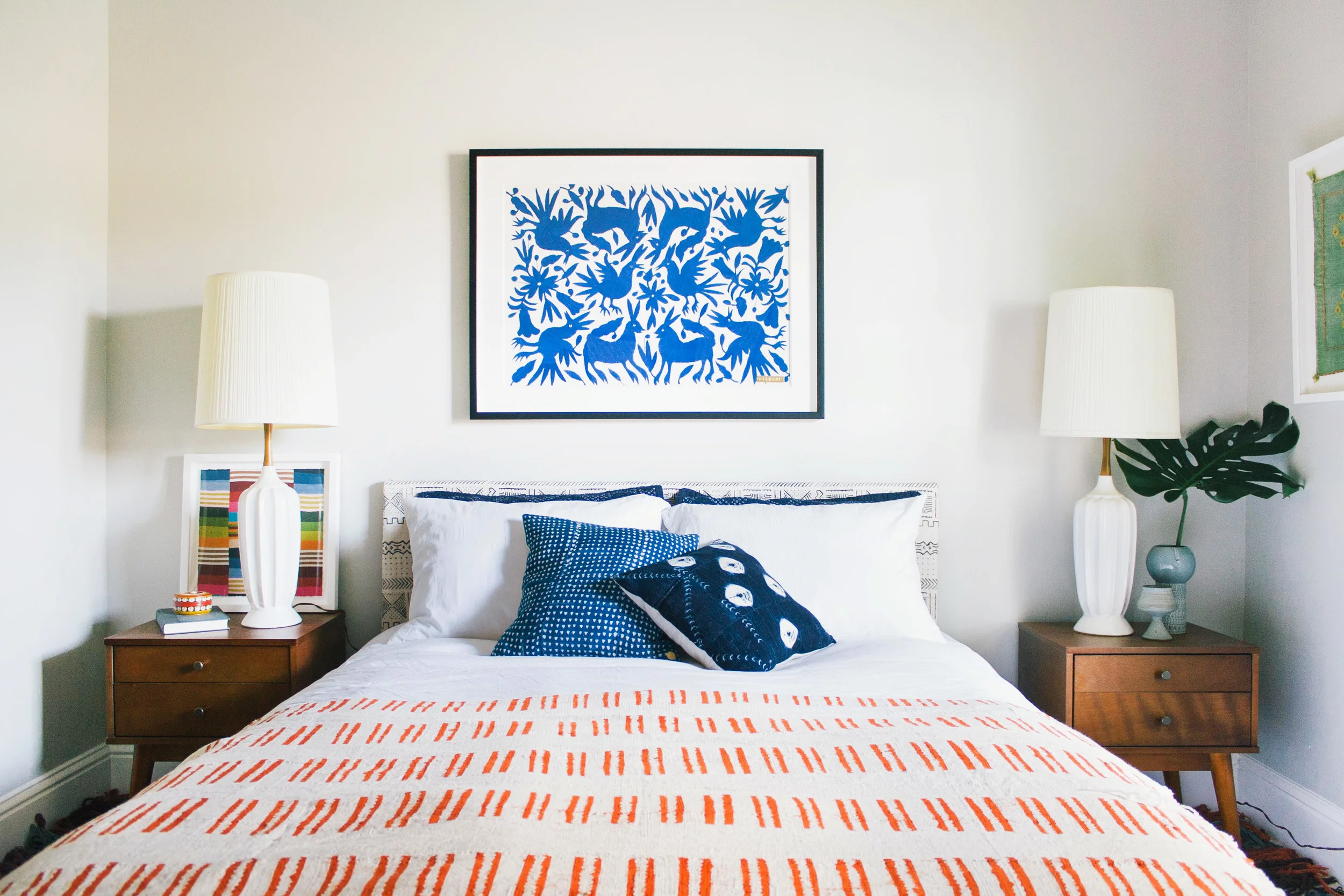 Spice Up Your Bedroom with Art & Textiles 