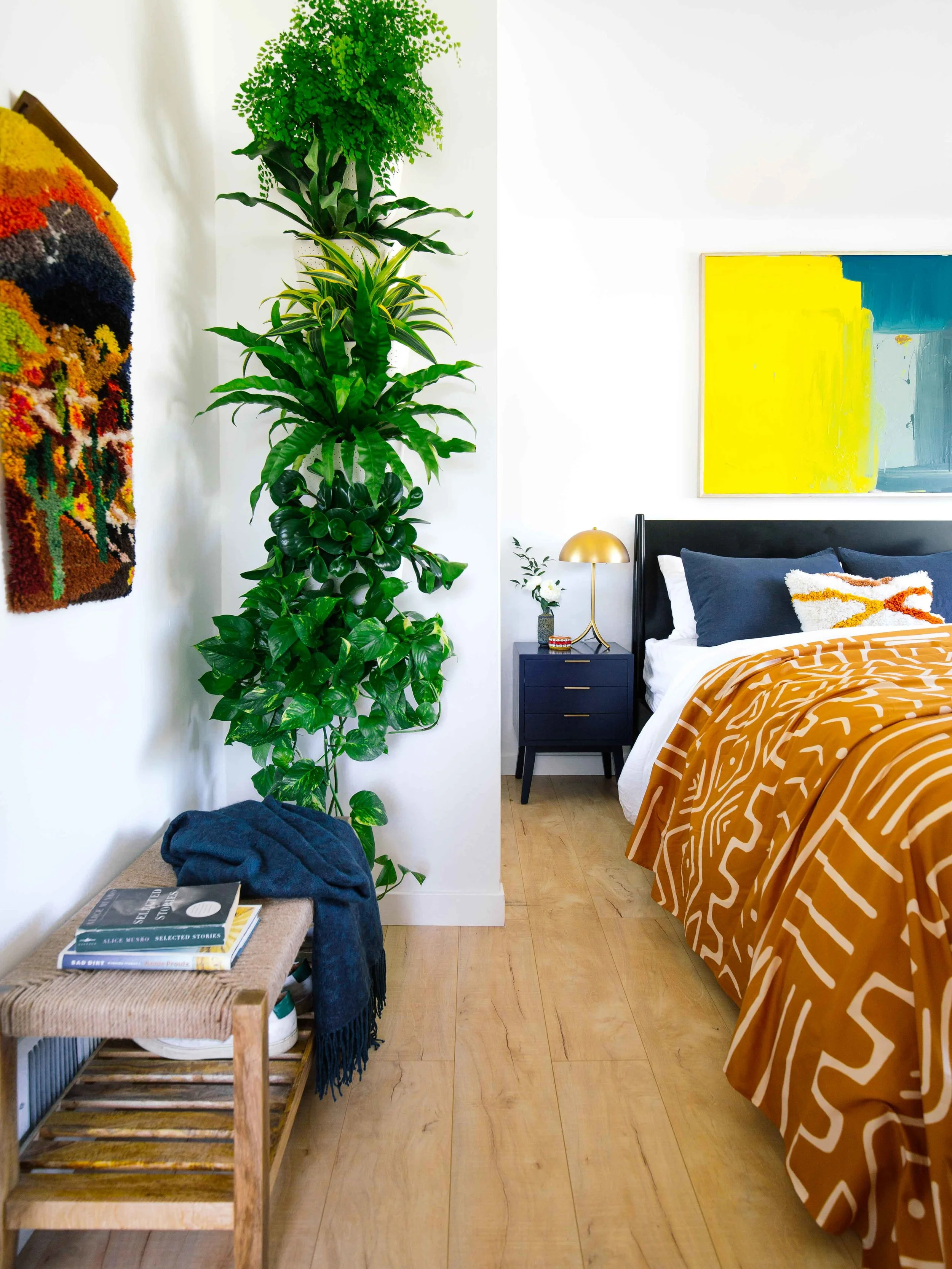 Creating a Living Wall in Our Guest Bedroom