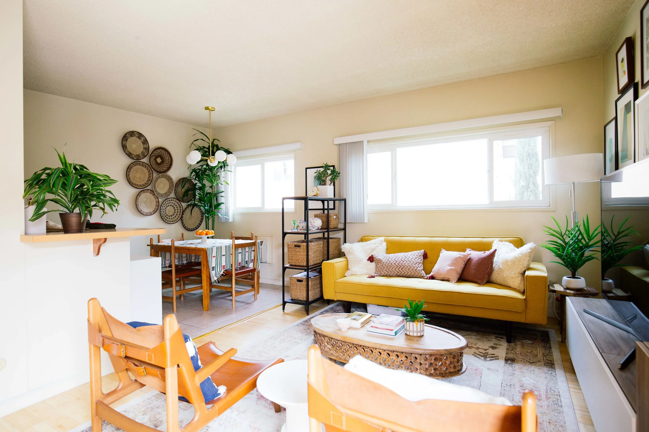 Before &amp; After •&nbsp;My Mom's Living Room Makeover (Part Two)