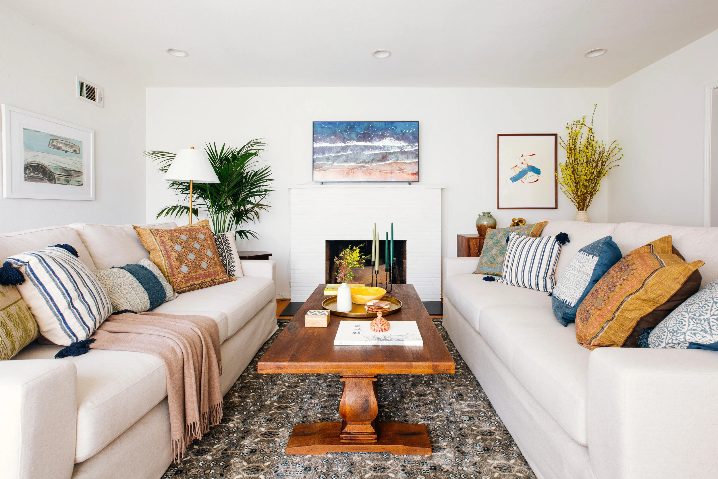 Anna's Laid-Back, Beachy Living Room Makeover