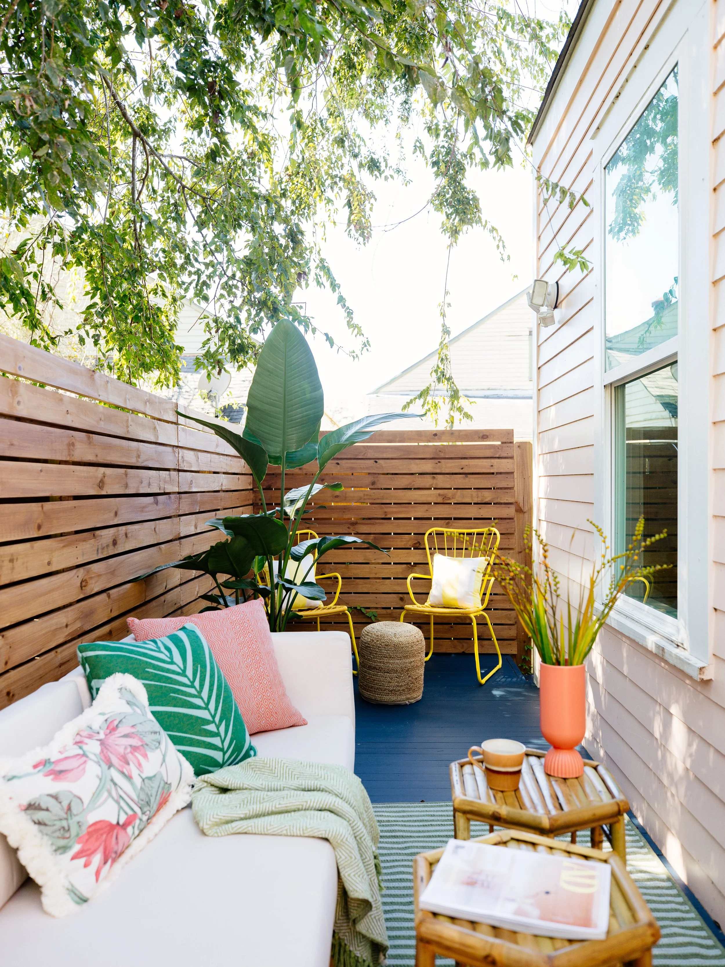 My Tropical Deck Makeover&nbsp;