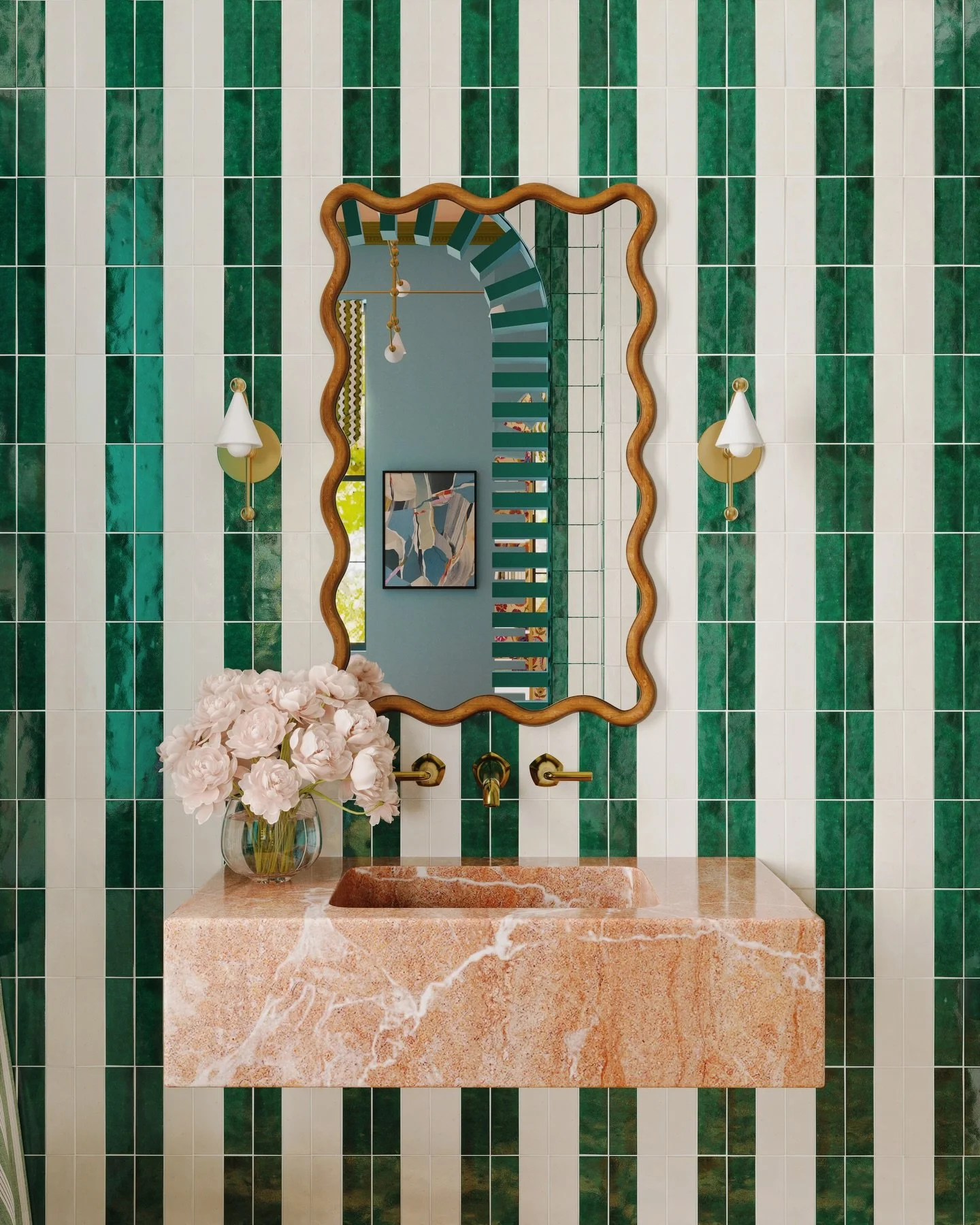 Still one of my fave bathrooms I&rsquo;ve ever designed