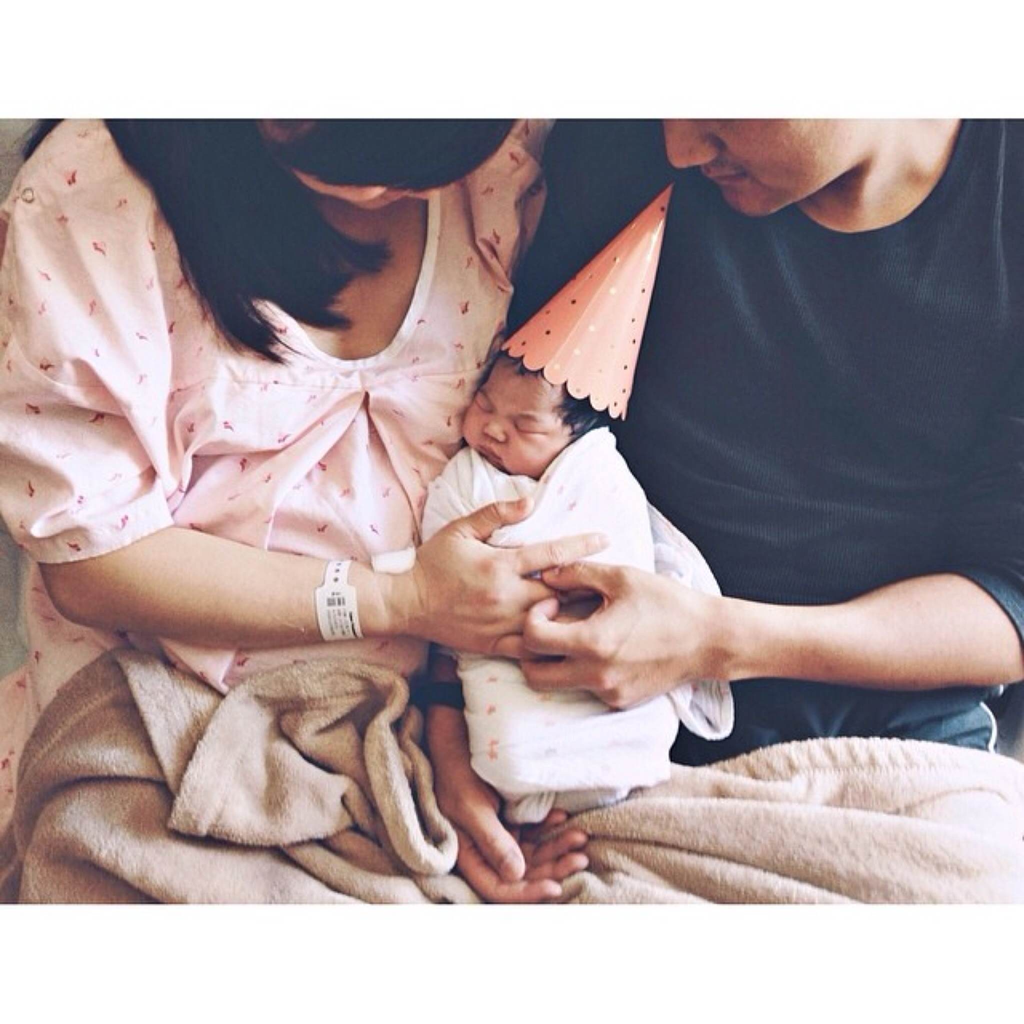 Baby Penelope born May 3, 2014 at 4:44 a.m. at 7 pounds 5 ounces. 