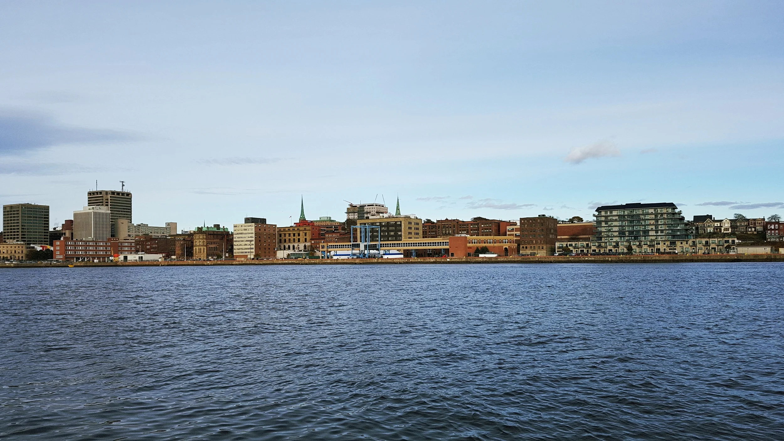 A view of uptown from the Harbour