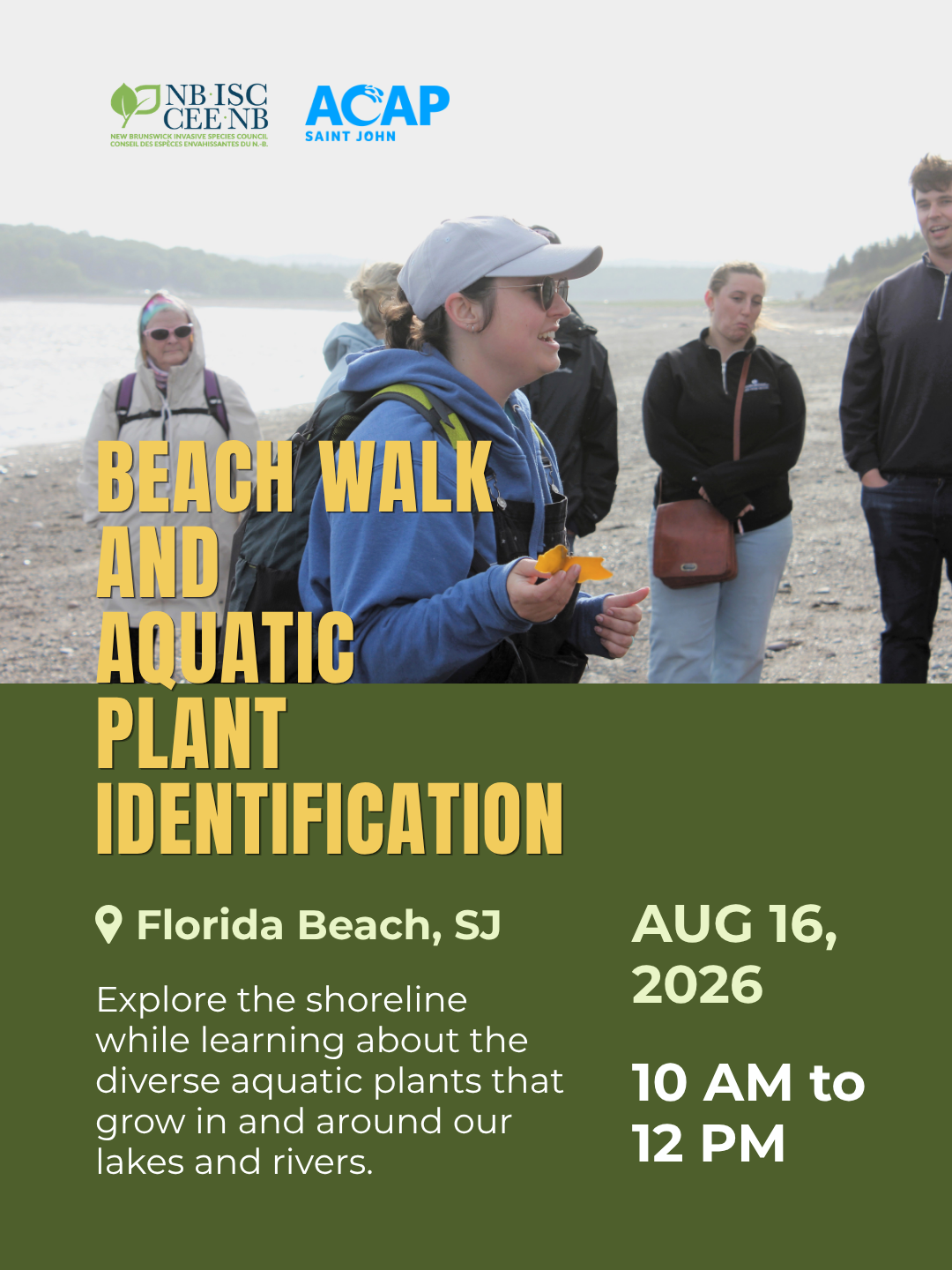 Beach Walk and Aquatic Plant Identification